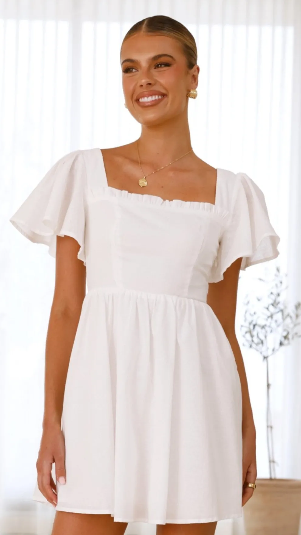 Pasha Mini Dress - White