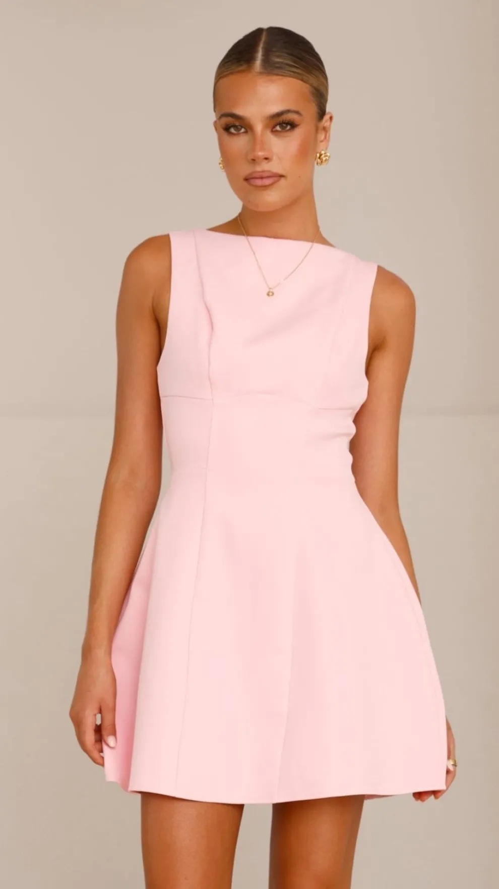 Rafiki Mini Dress - Baby Pink