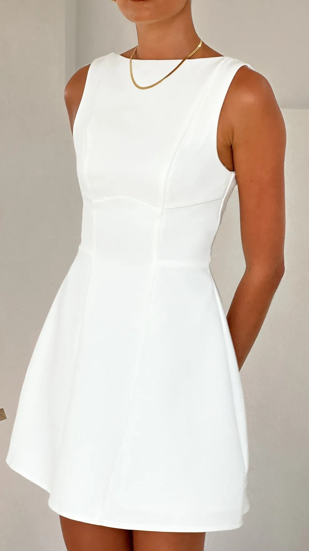 Rafiki Mini Dress - White