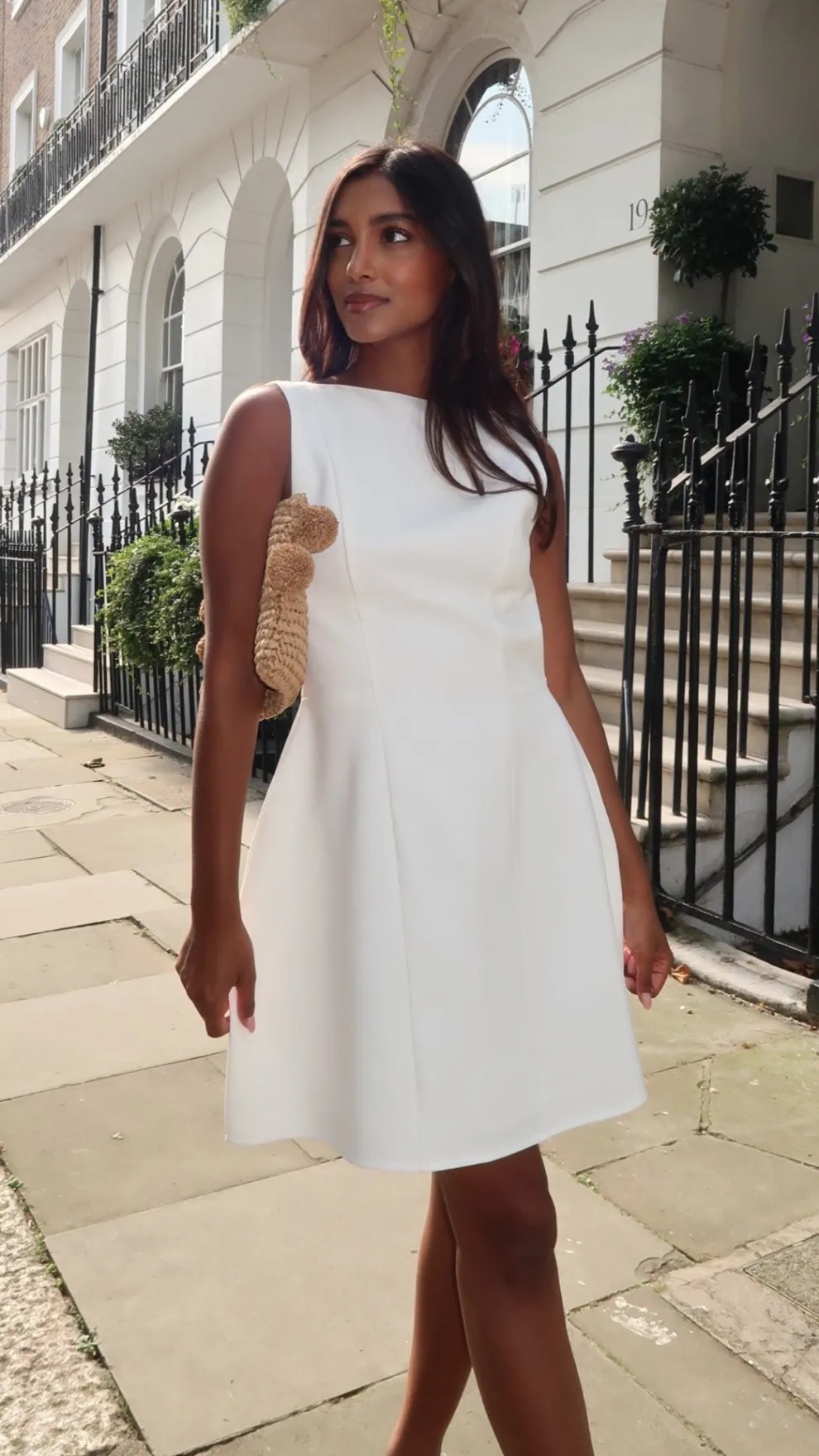 Rafiki Mini Dress - White