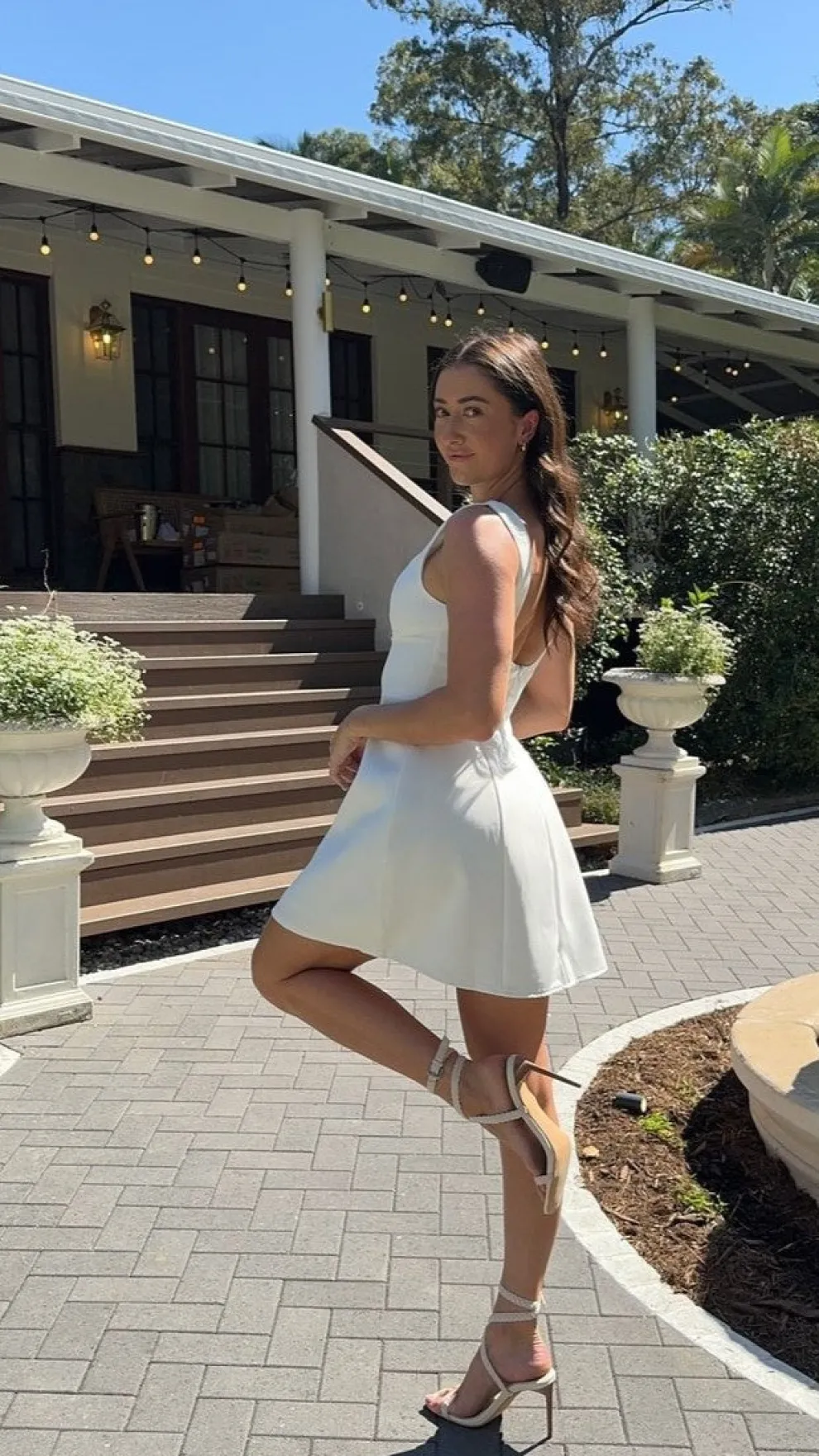 Rafiki Mini Dress - White