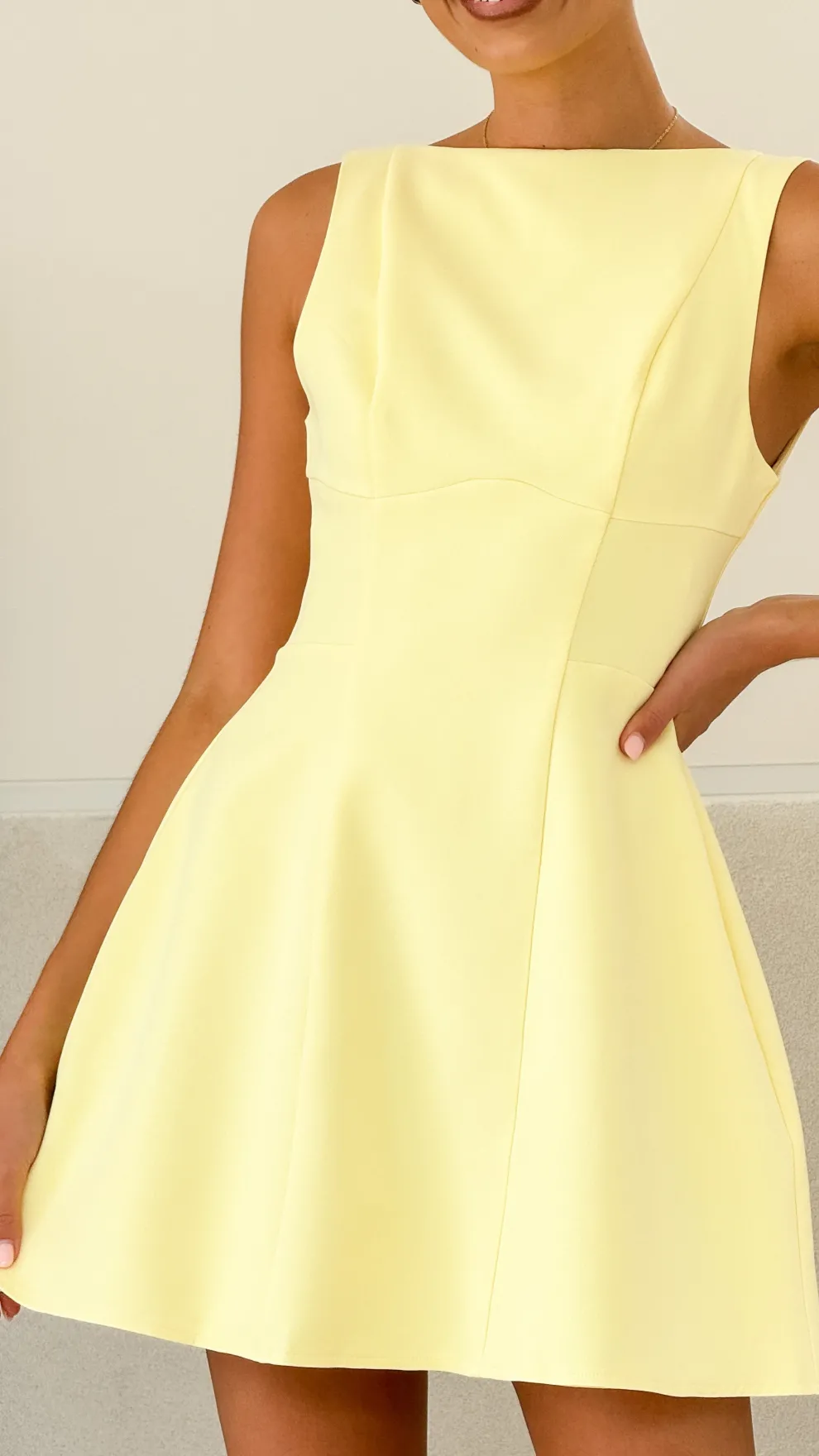 Rafiki Mini Dress - Yellow