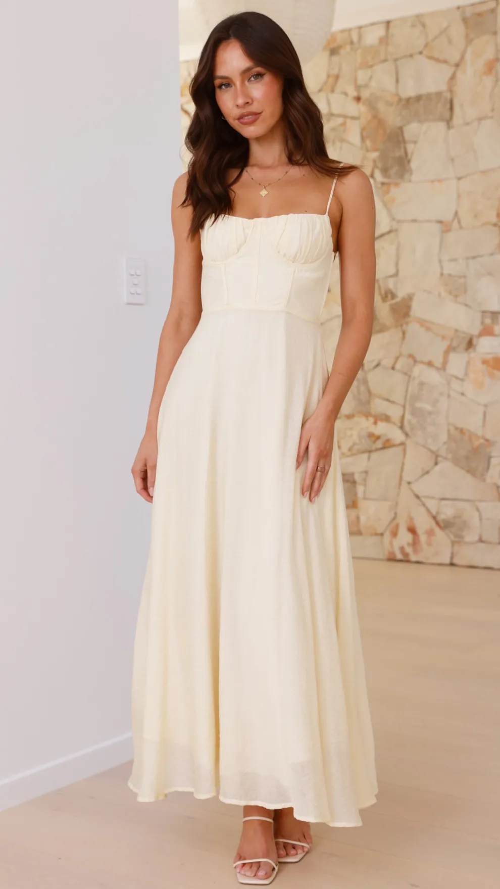 Rahima Maxi Dress - Yellow