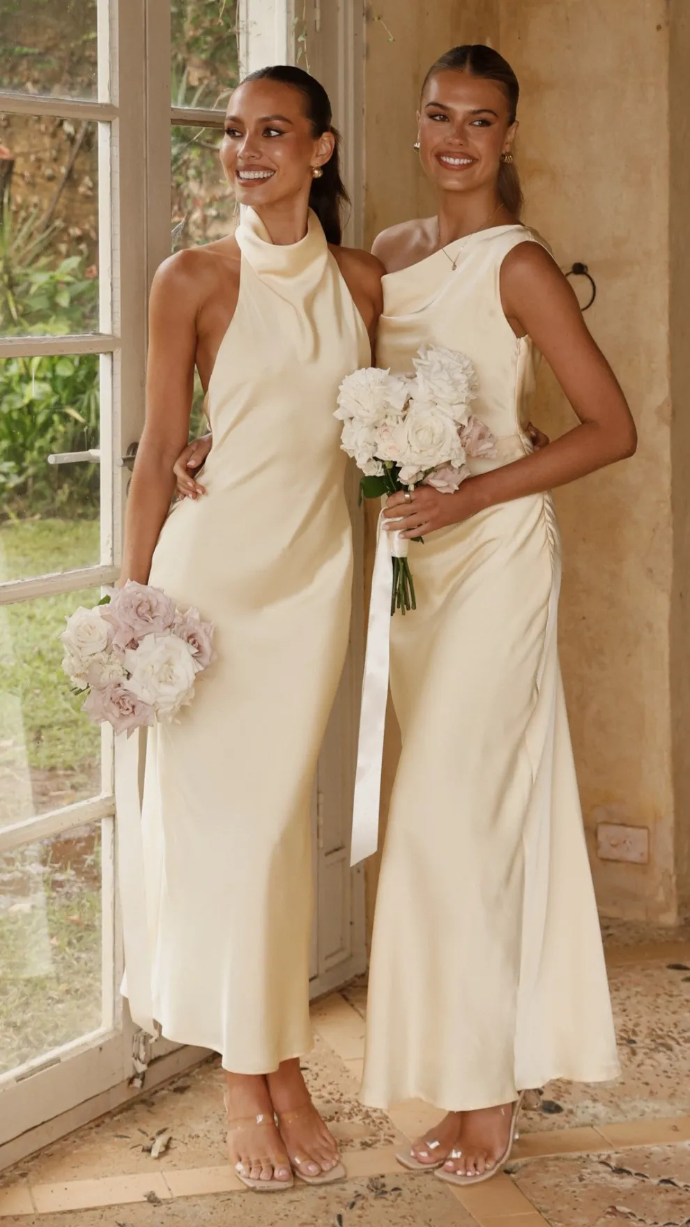 Rina Midi Dress - Yellow