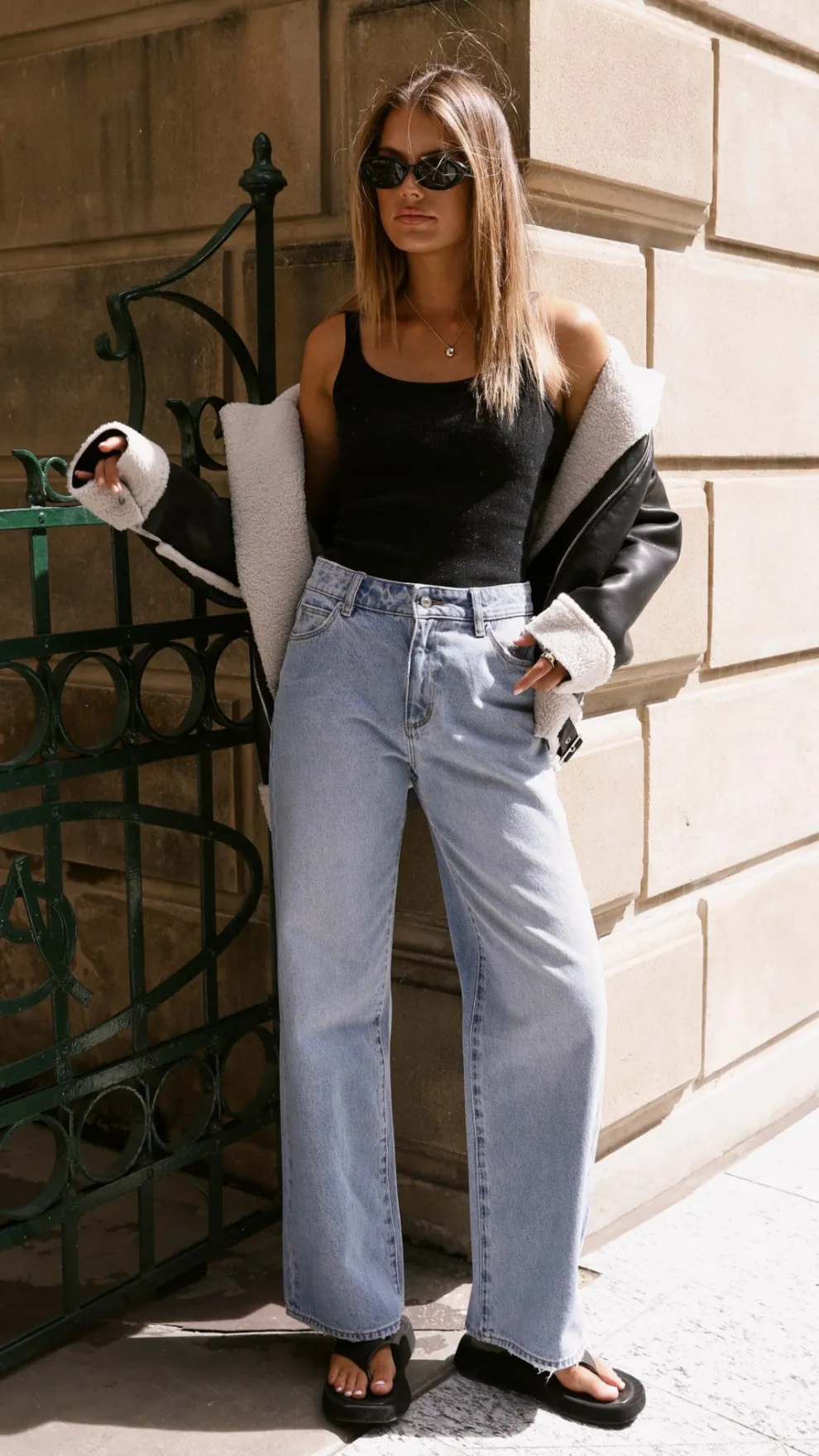 Rollas Kate Baggy Jean - 90s Blue