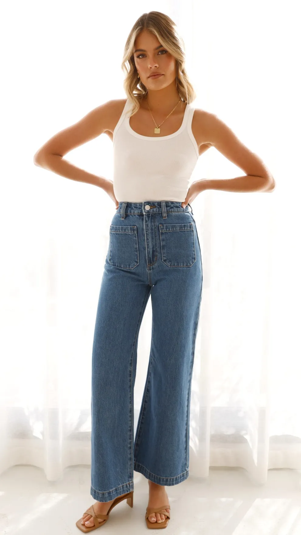 Rollas Sailor Jean - Ashley Blue