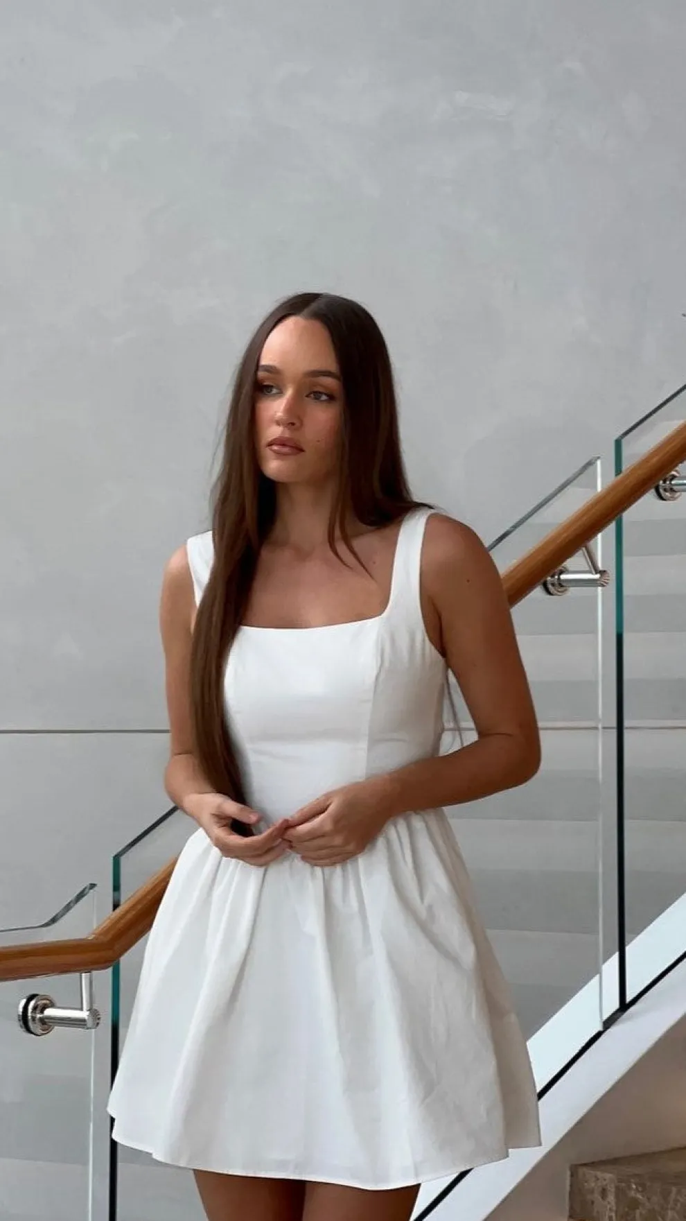 Sadzi Mini Dress - White