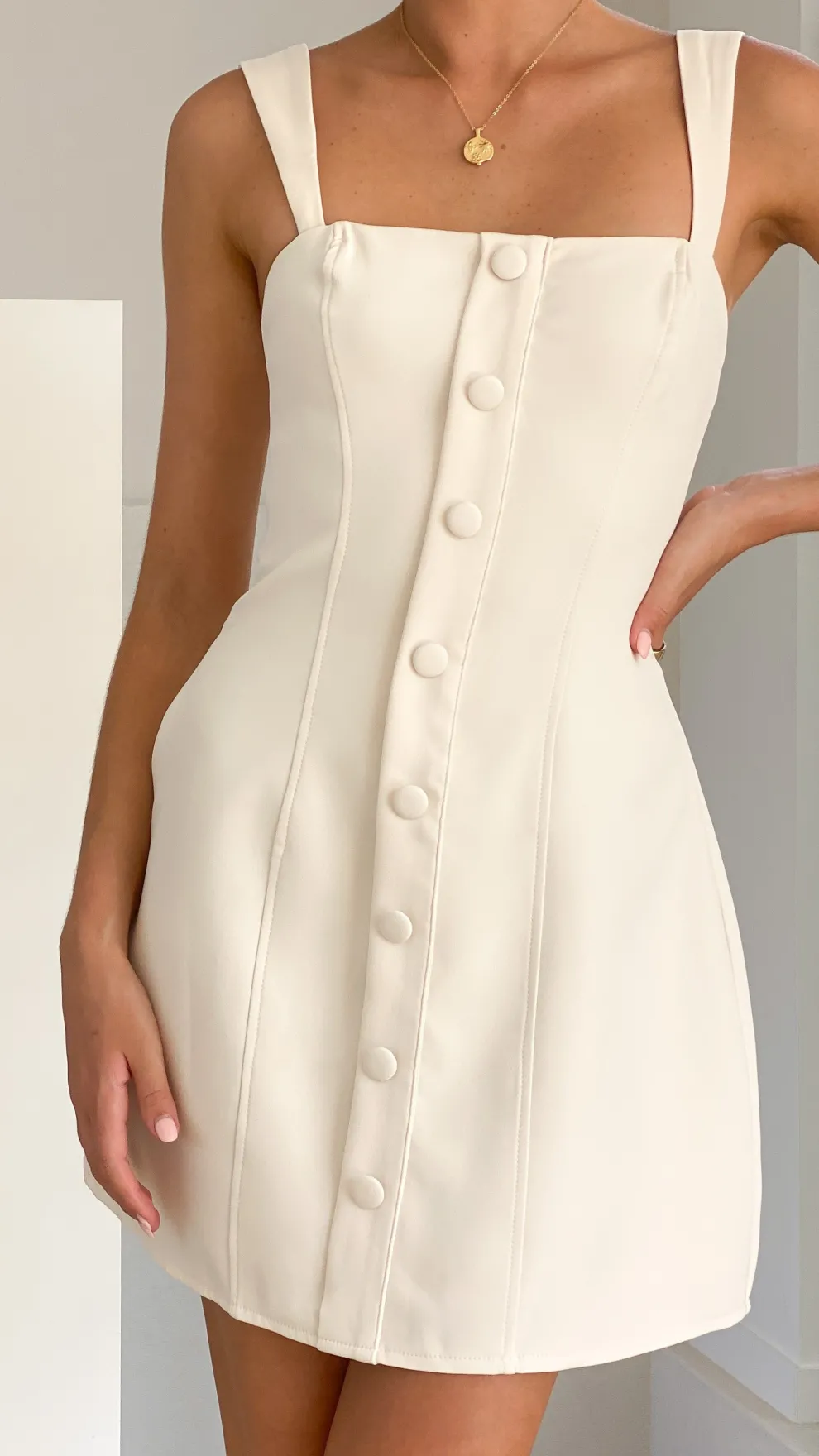 Sahalie Mini Dress - Butter