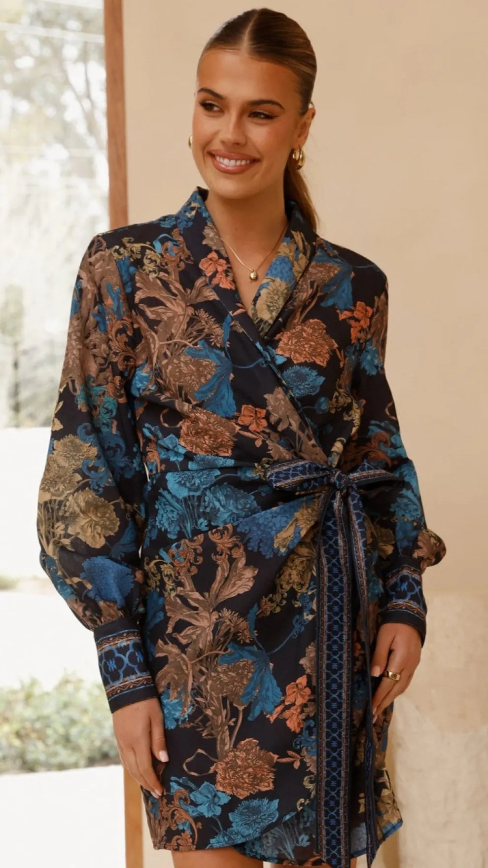 Savale Mini Dress - Black Chateau