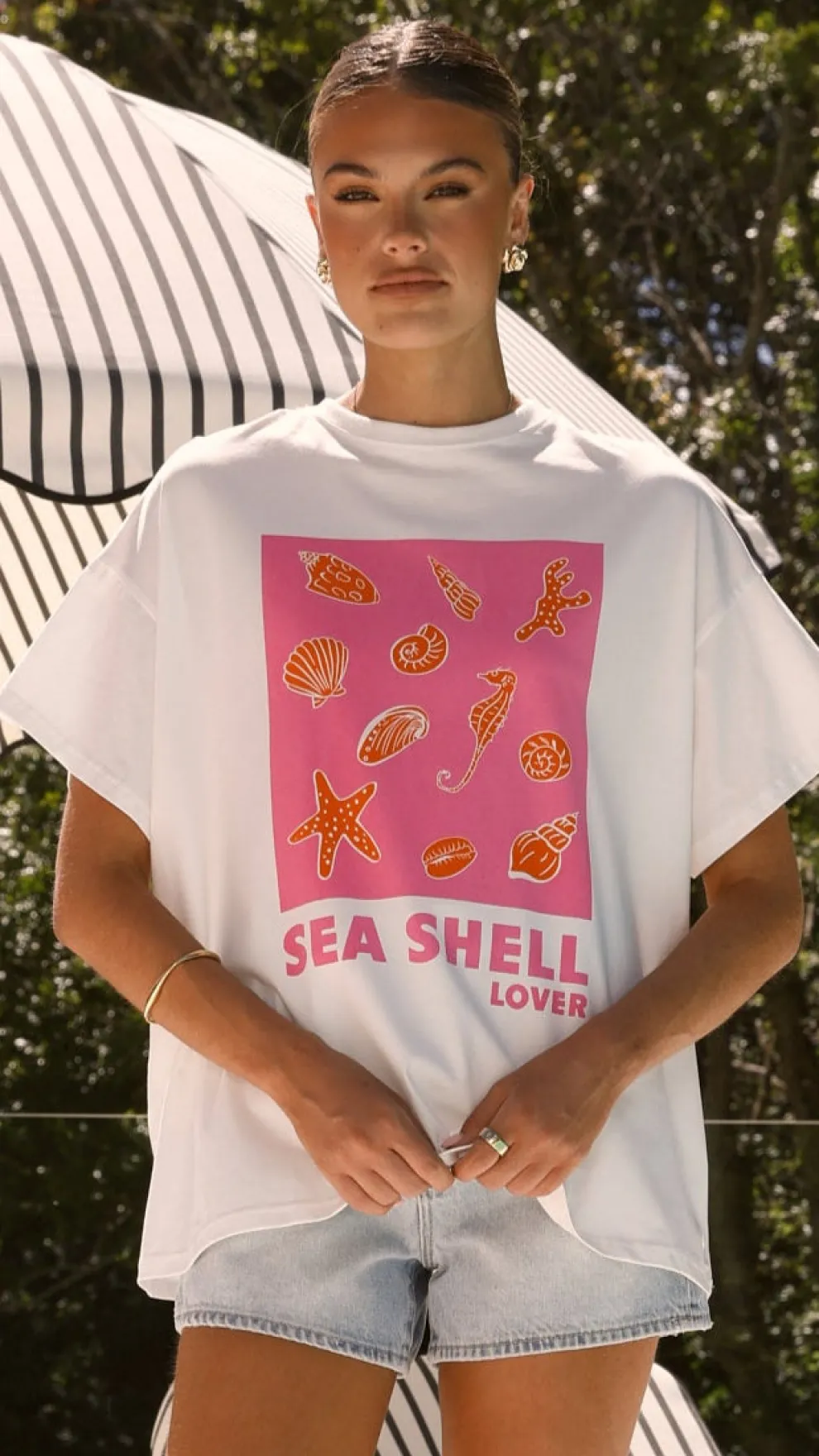 Seashell Lover Tee - White