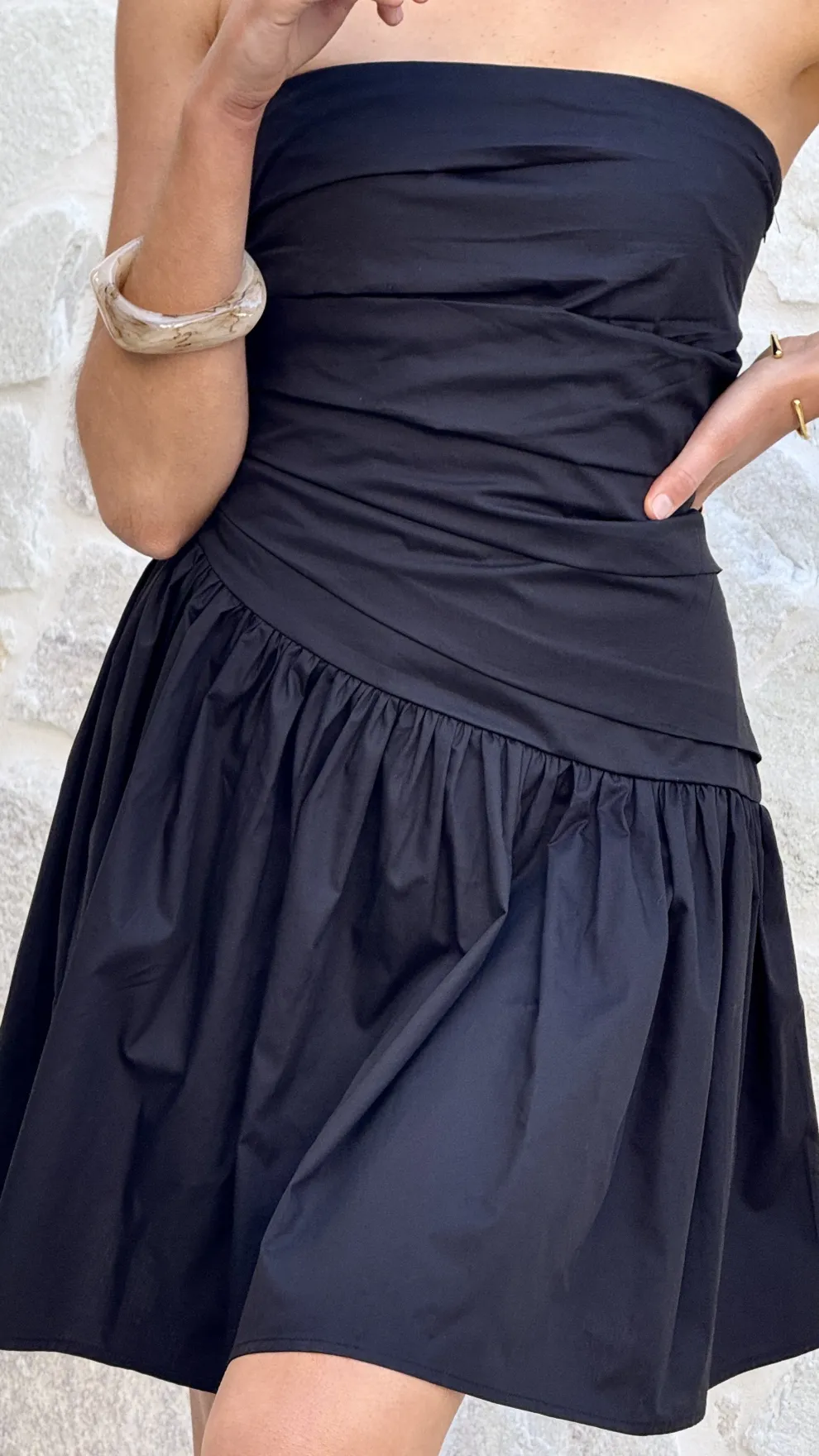 Selena Mini Dress - Black