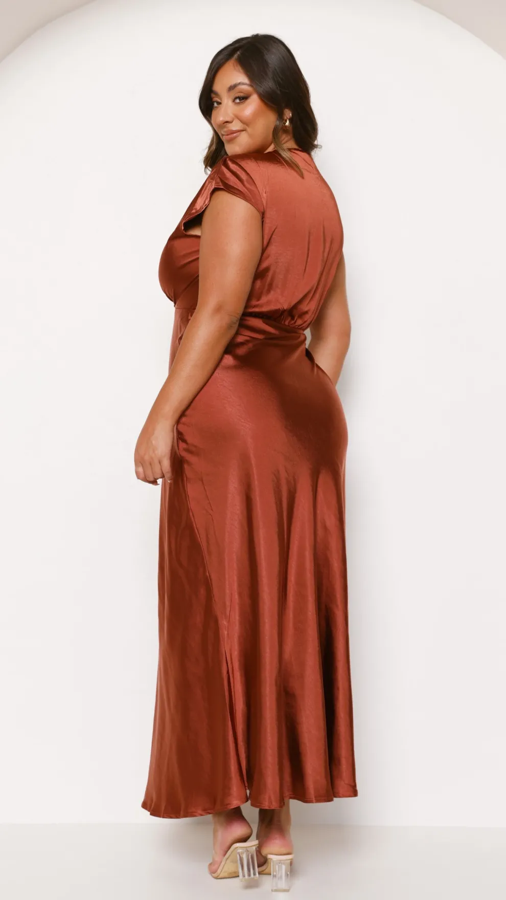Selma Maxi Dress - Rust