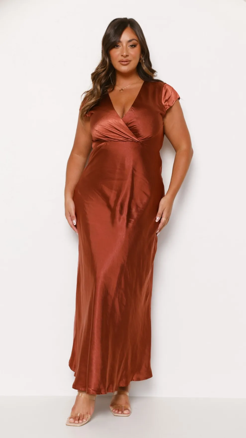 Selma Maxi Dress - Rust