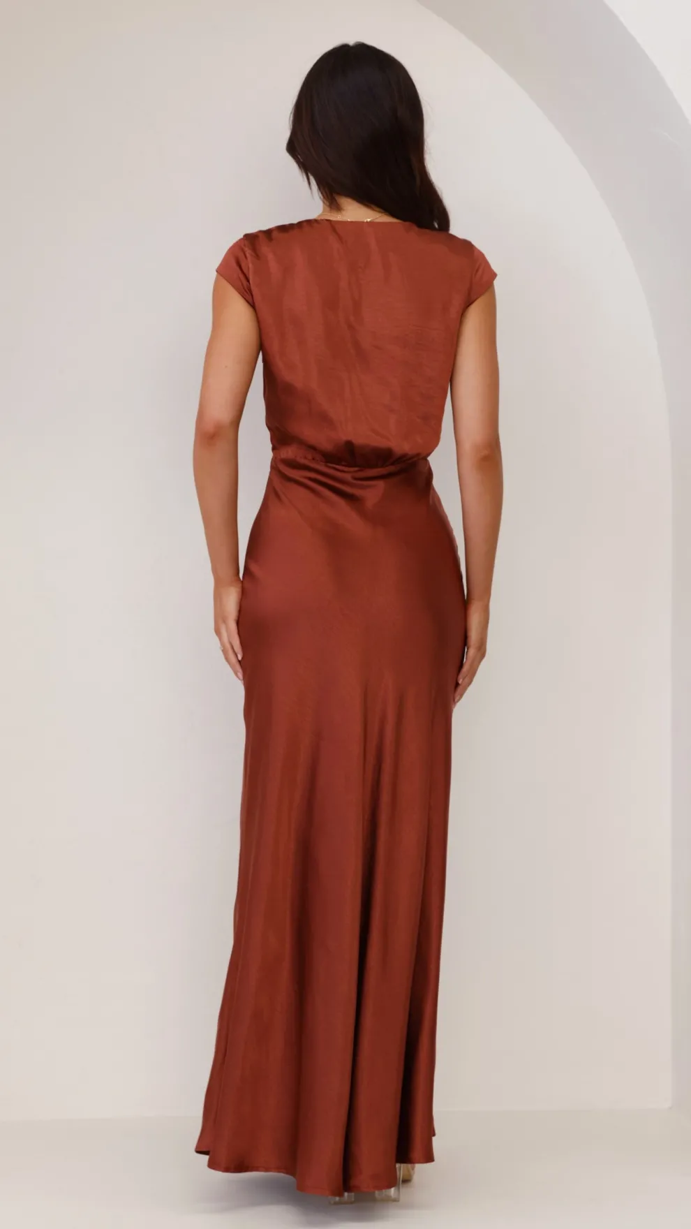 Selma Maxi Dress - Rust