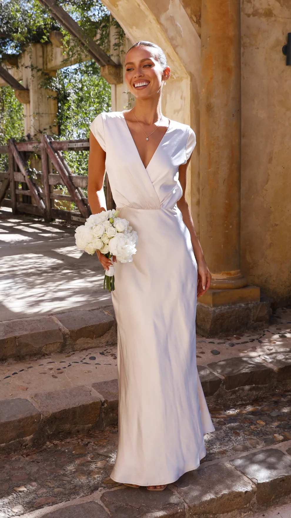 Selma Maxi Dress - Champagne