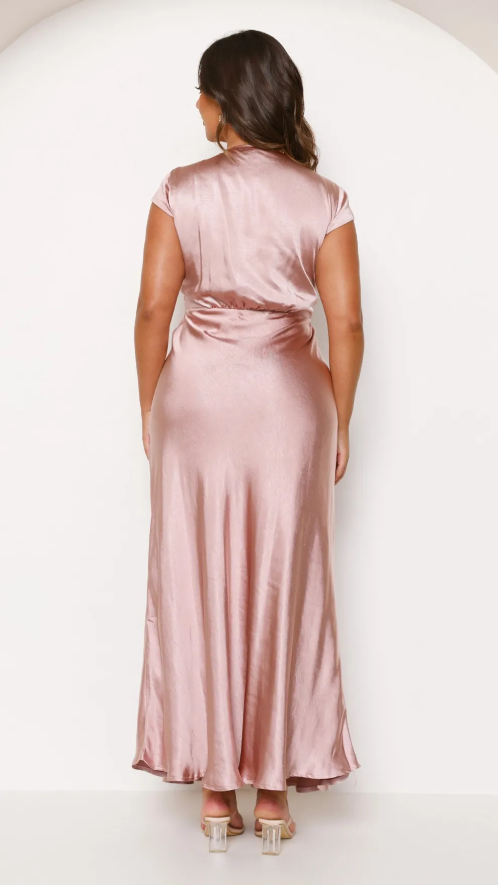Selma Maxi Dress - Dusty Pink