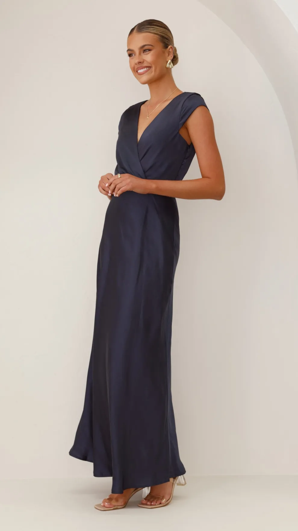 Selma Maxi Dress - Navy