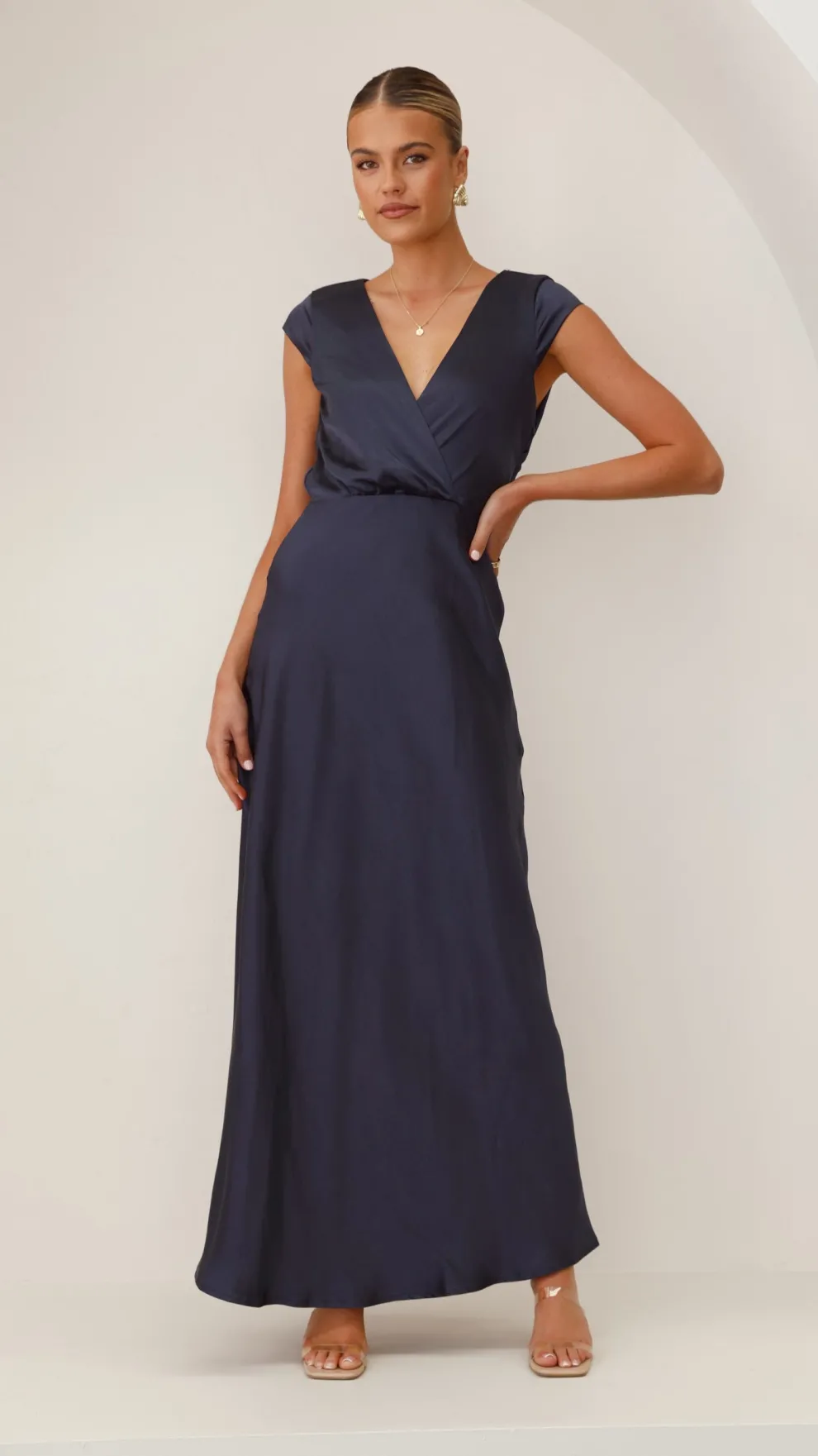 Selma Maxi Dress - Navy