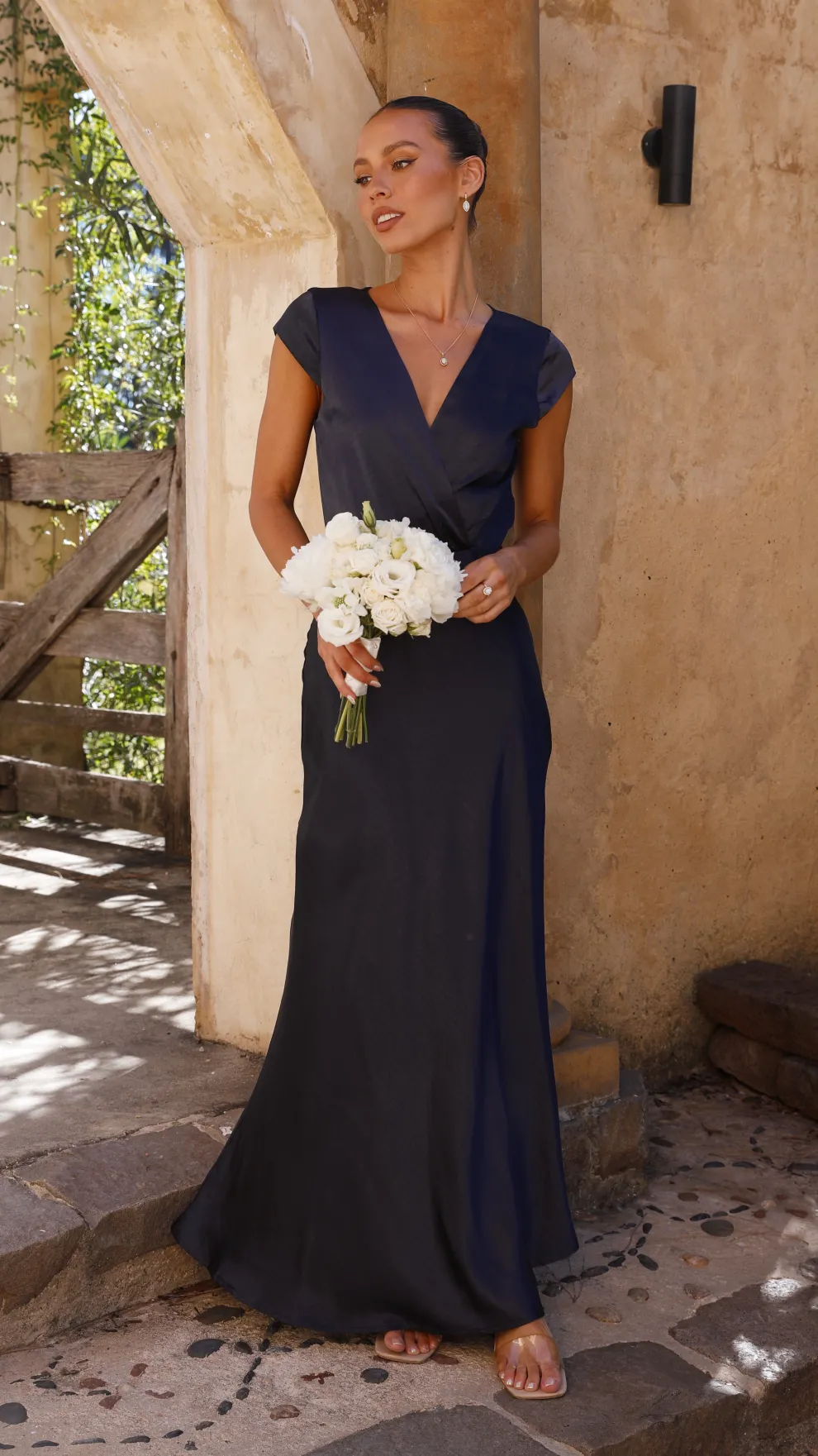 Selma Maxi Dress - Navy