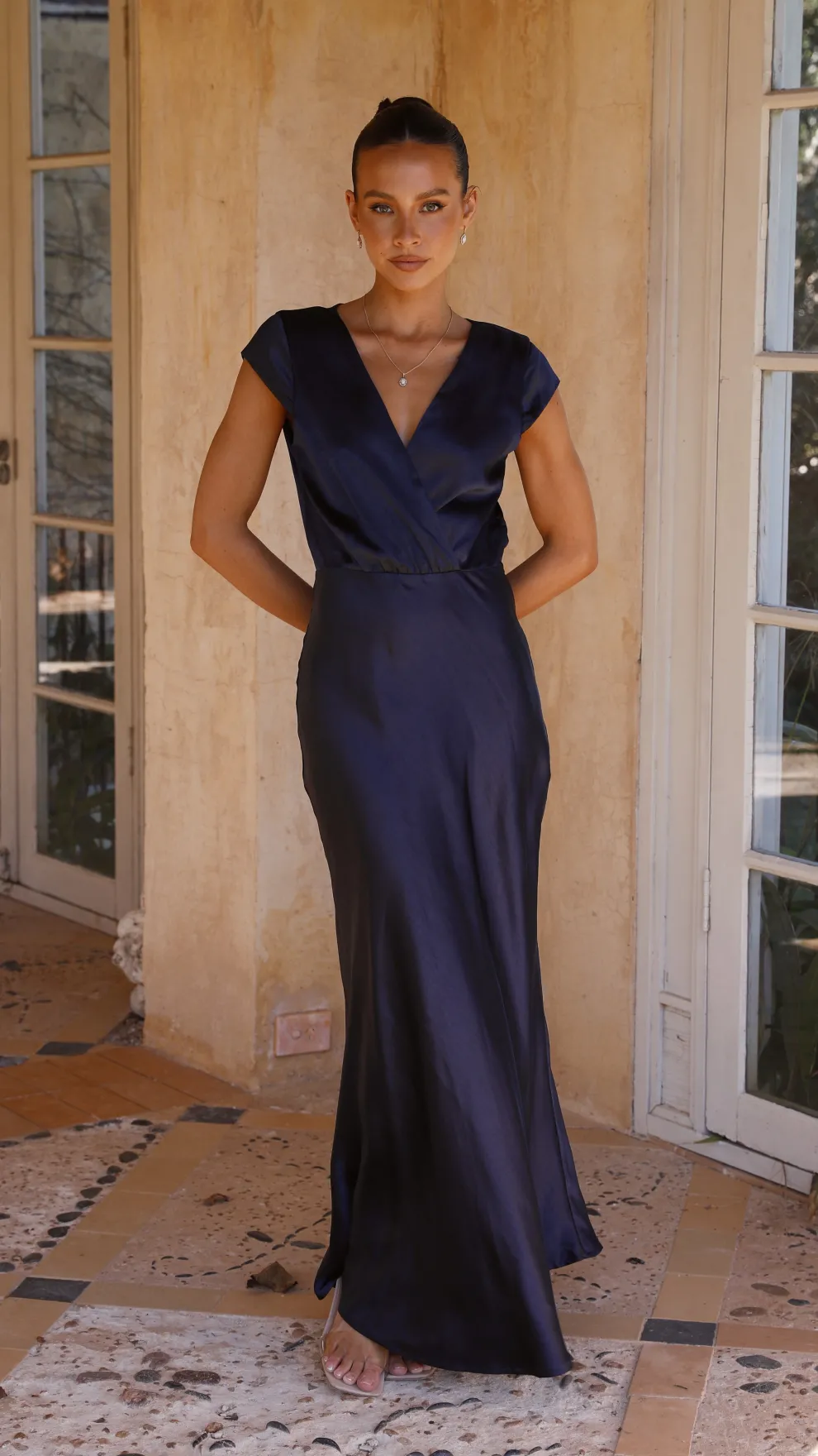 Selma Maxi Dress - Navy