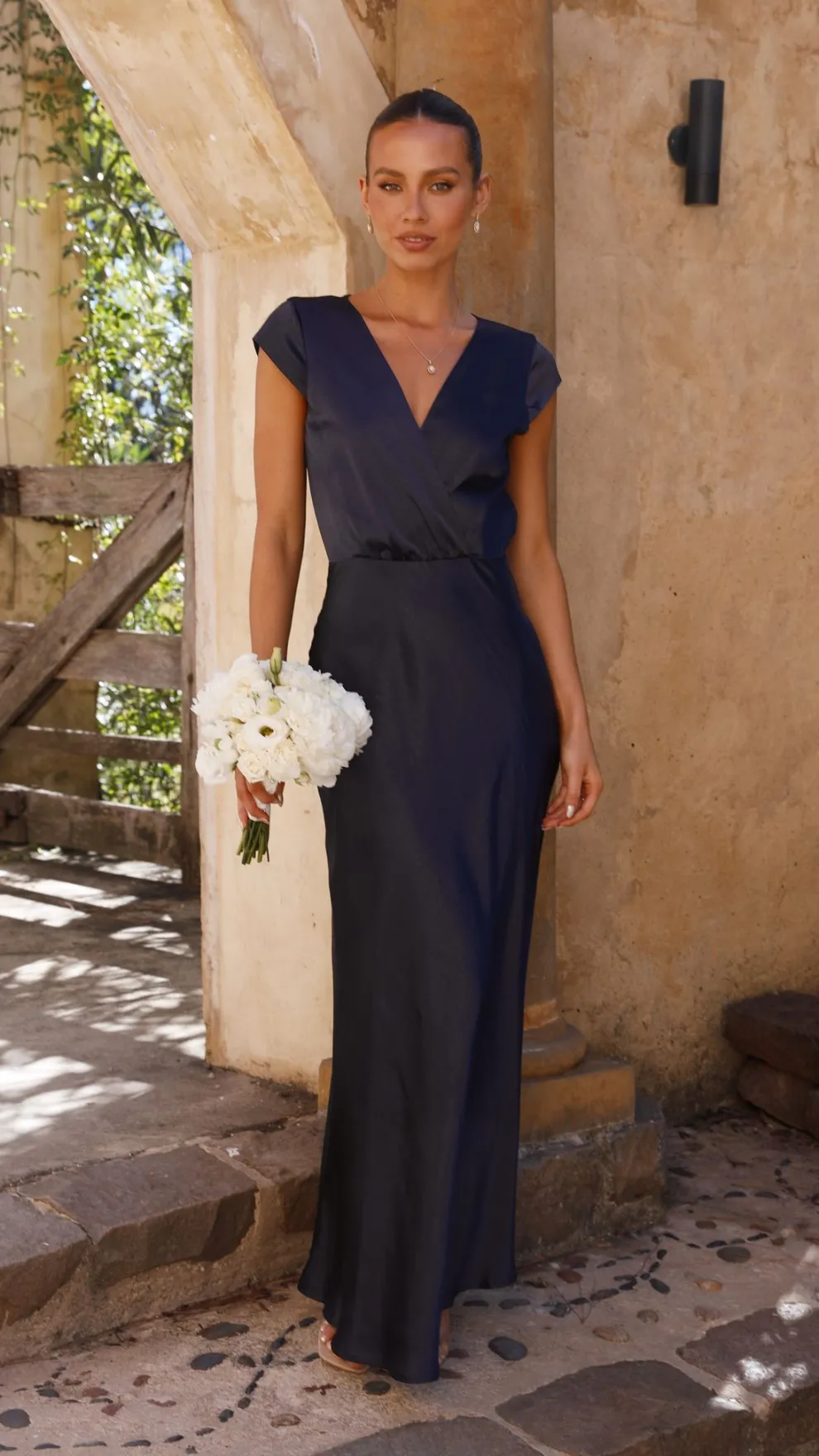Selma Maxi Dress - Navy