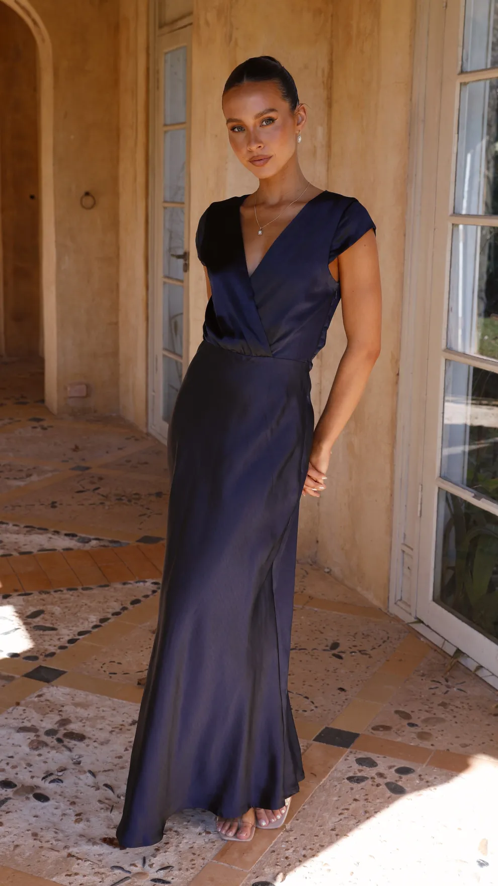 Selma Maxi Dress - Navy
