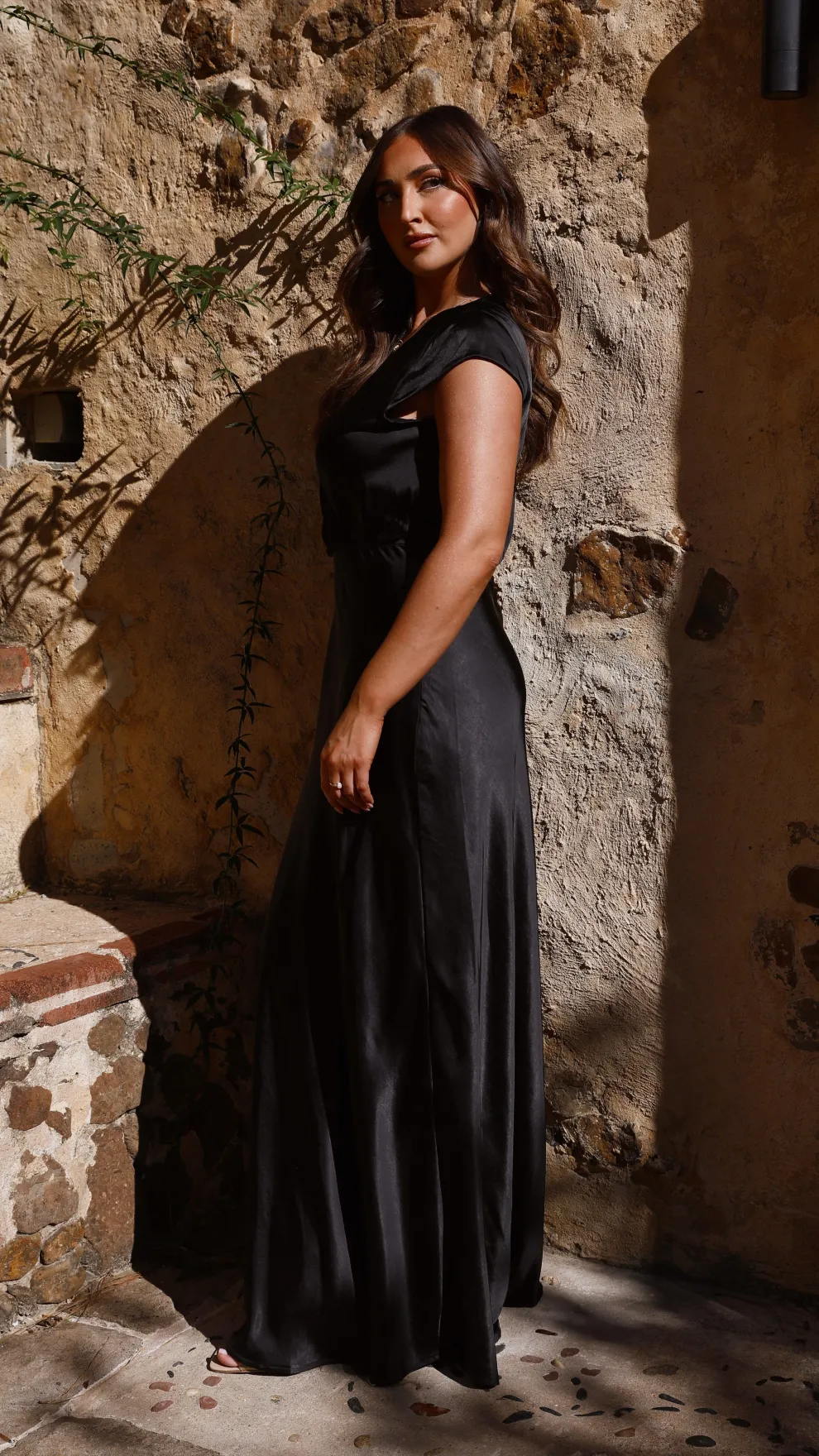 Selma Maxi Dress - Black