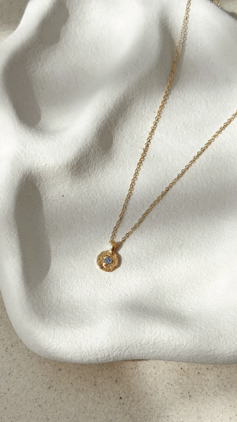 September Birthstone Necklace - Sapphire