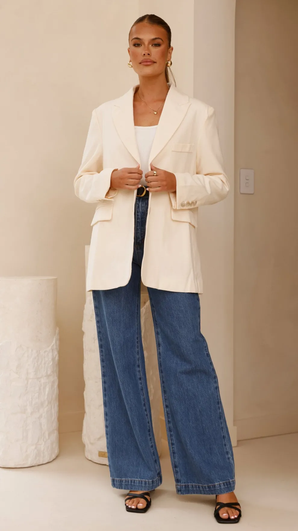 Shannon Blazer - Cream