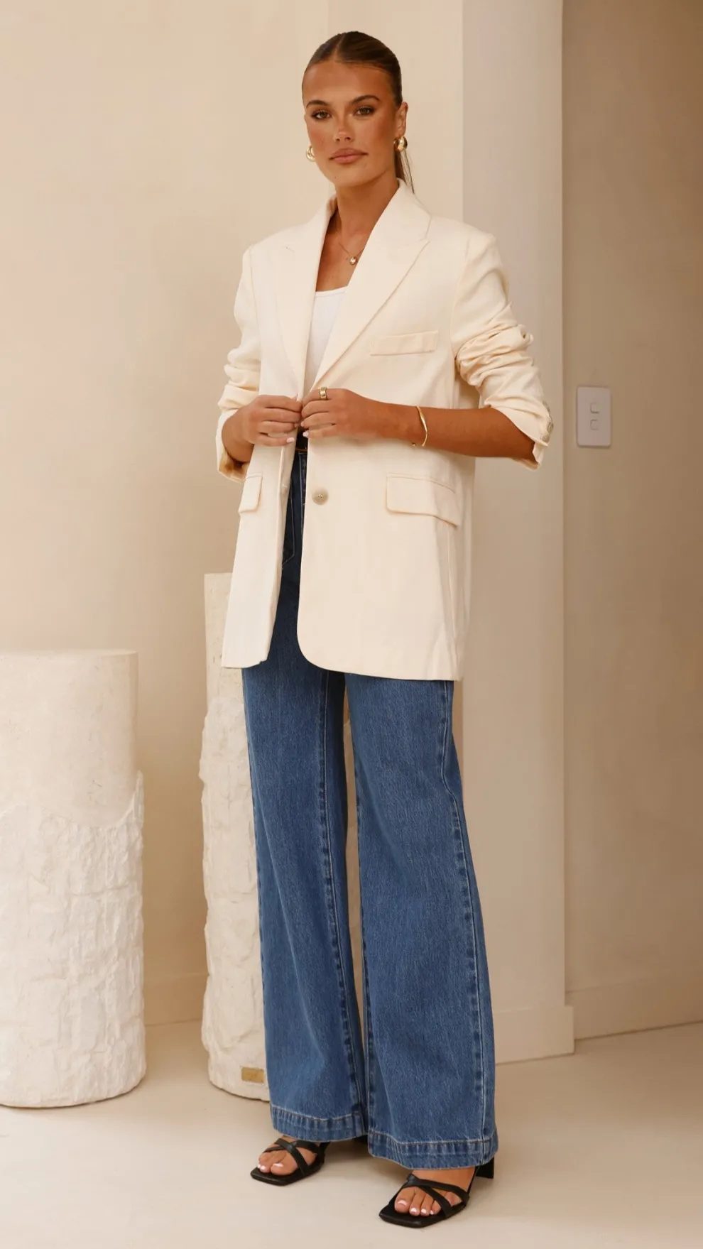 Shannon Blazer - Cream