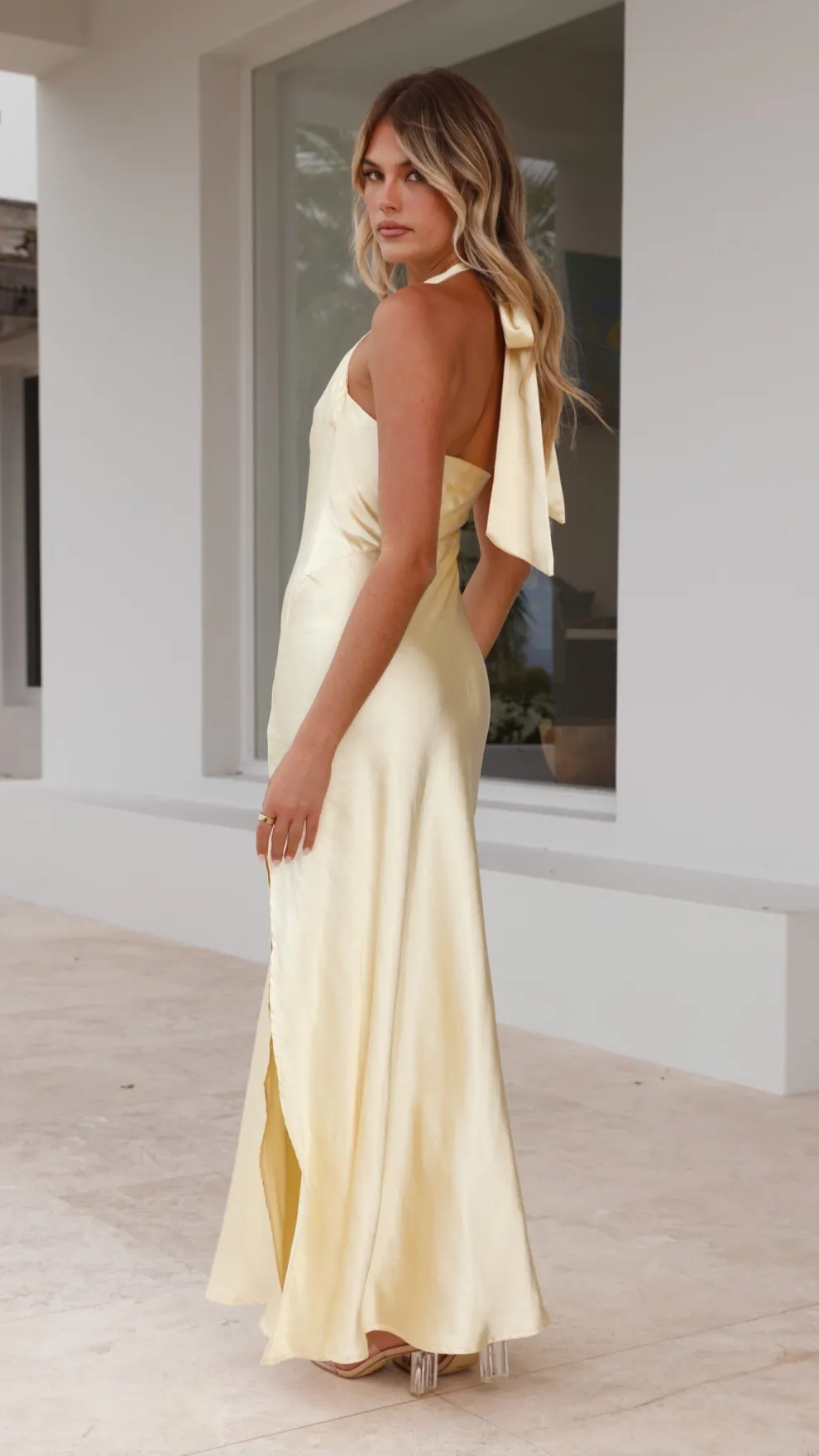 Sian Maxi Dress - Yellow