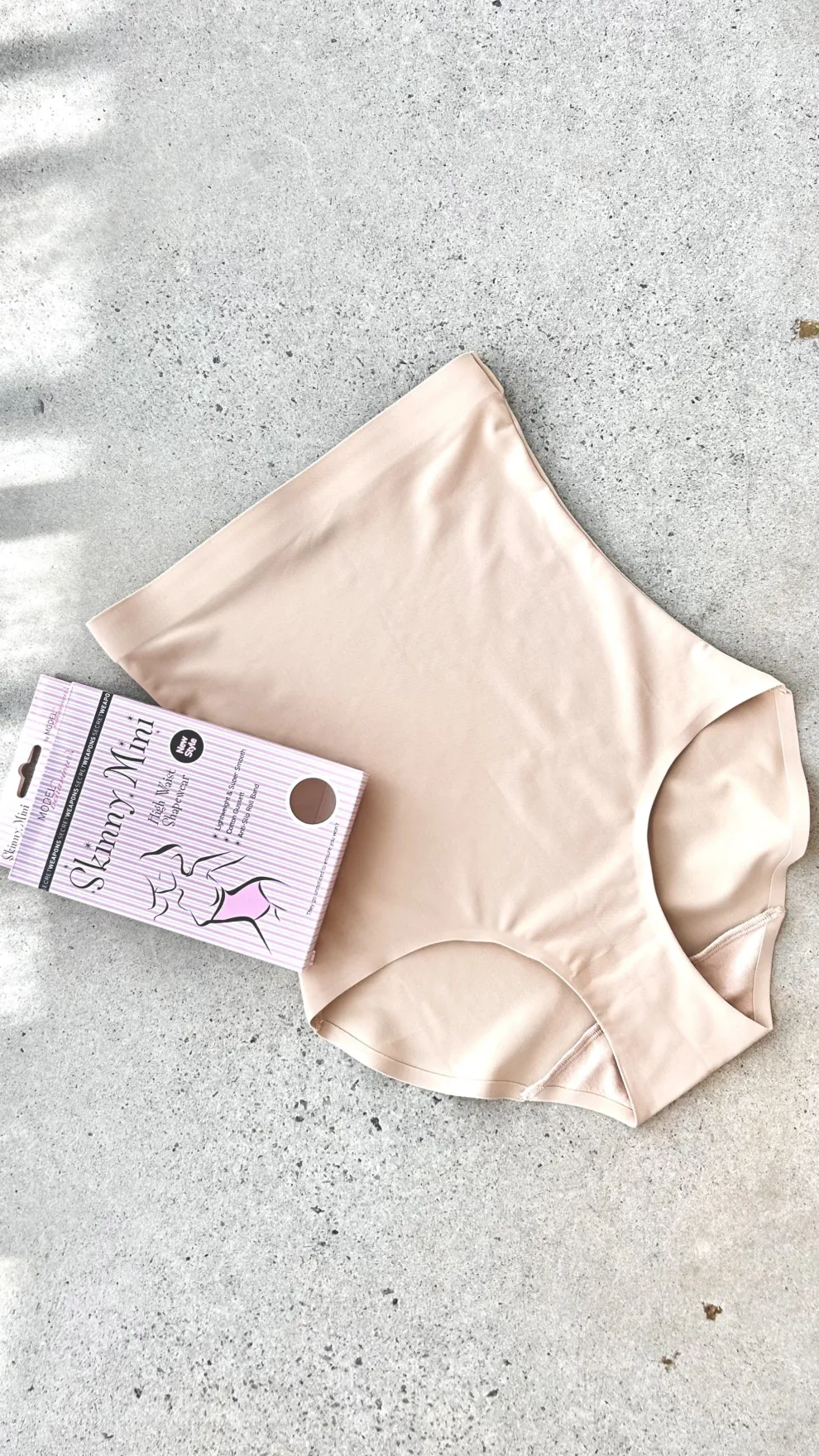 Skinny Mini High Waist Shapewear - Nude