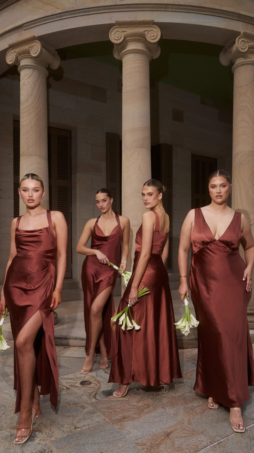 Sofia Maxi Dress - Rust