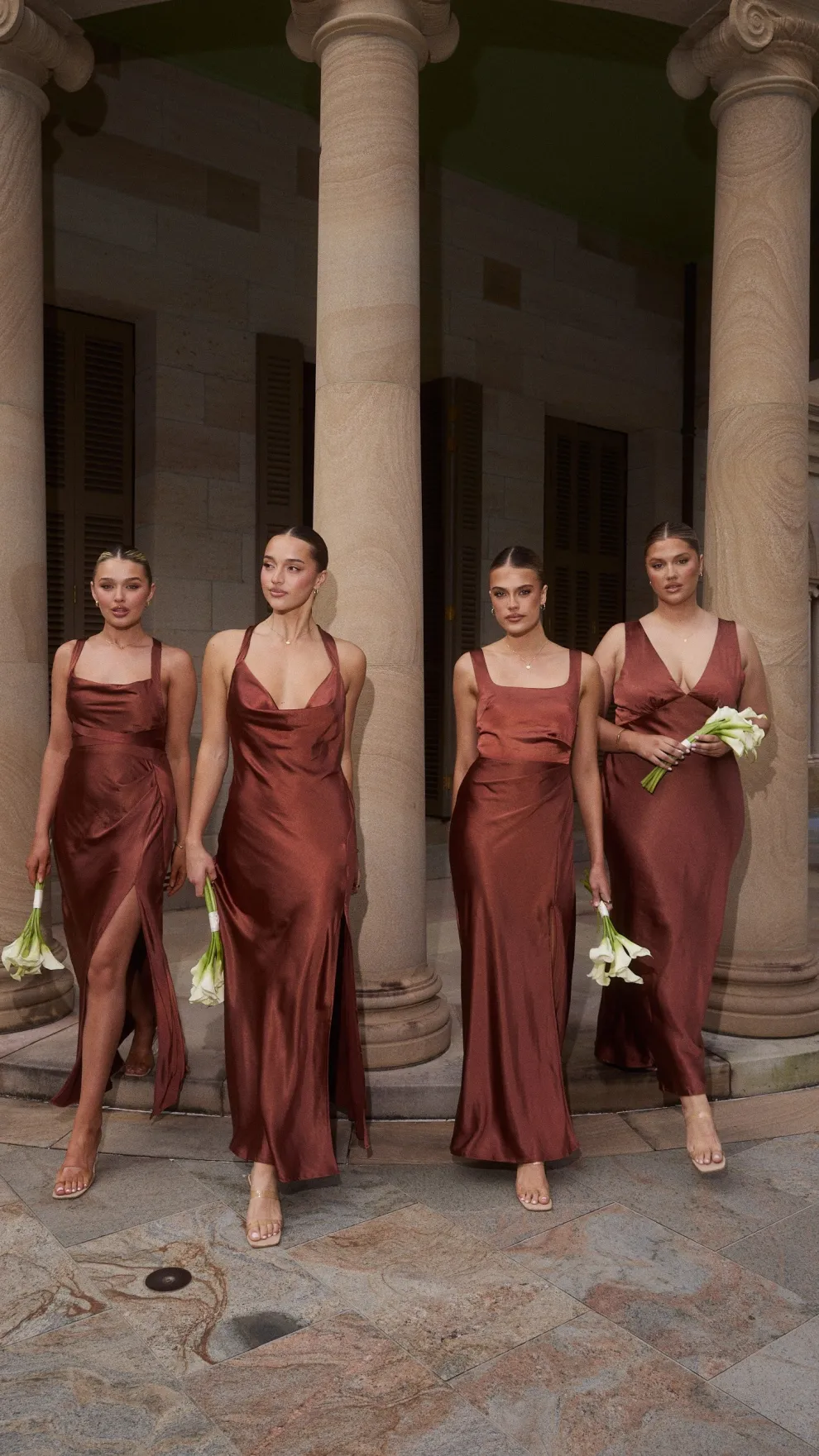 Sofia Maxi Dress - Rust