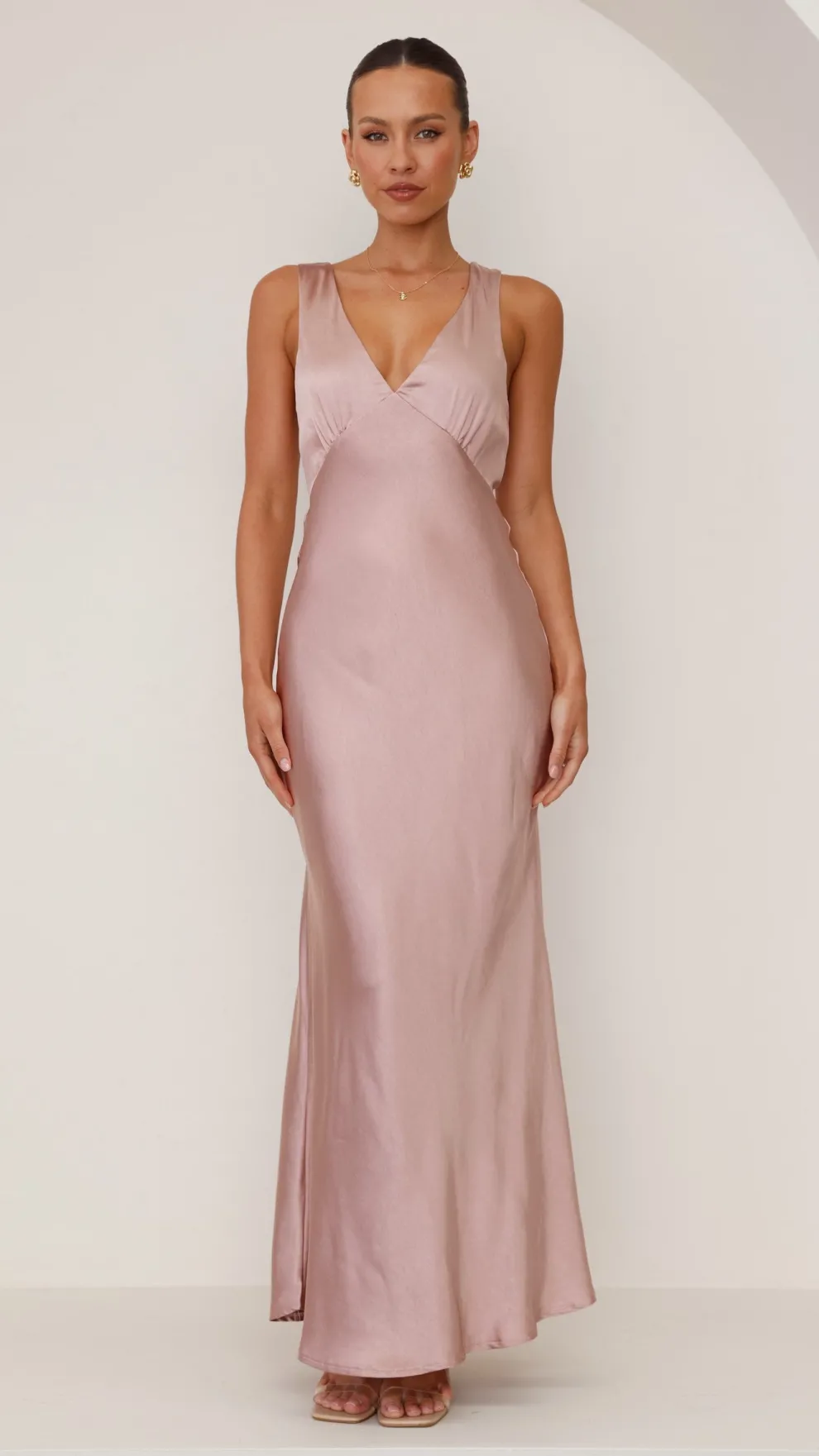 Sofia Maxi Dress - Dusty Pink