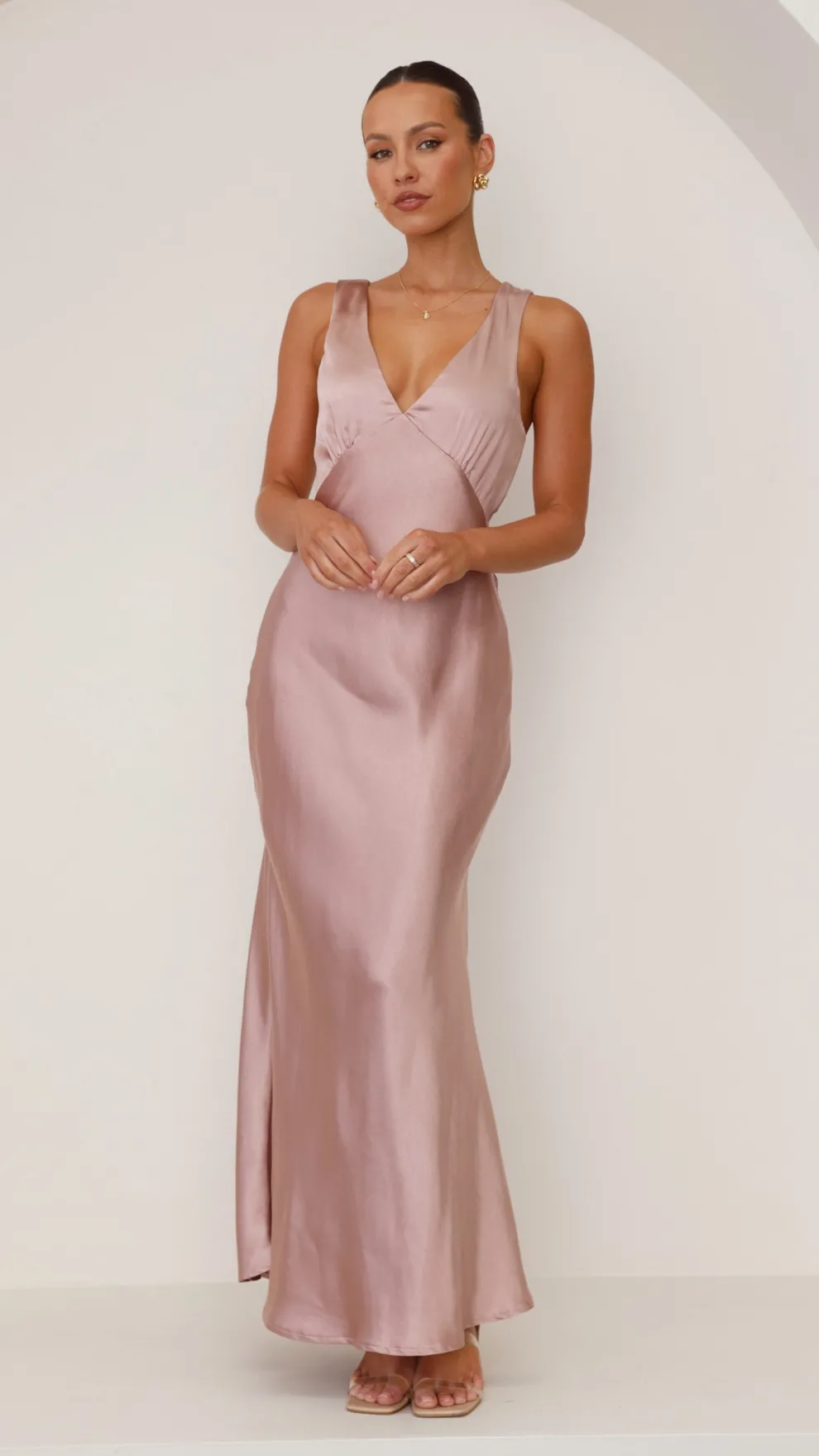 Sofia Maxi Dress - Dusty Pink