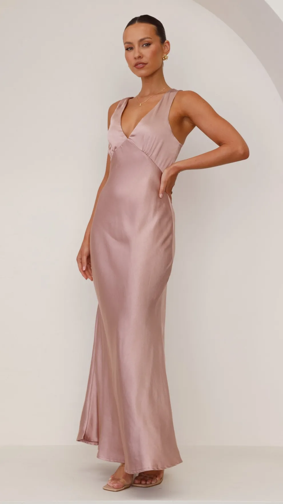 Sofia Maxi Dress - Dusty Pink