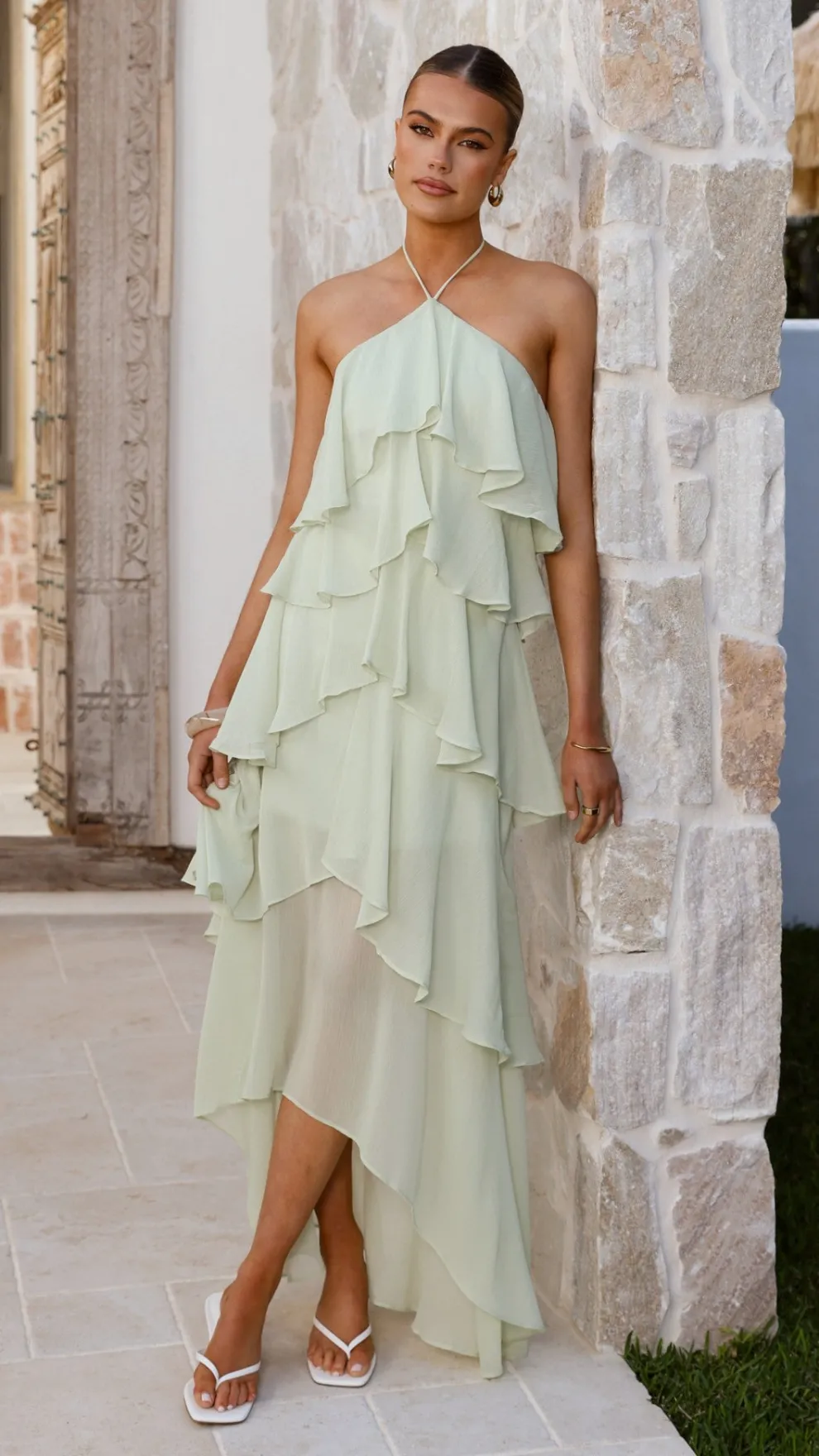 Soho Maxi Dress - Sage