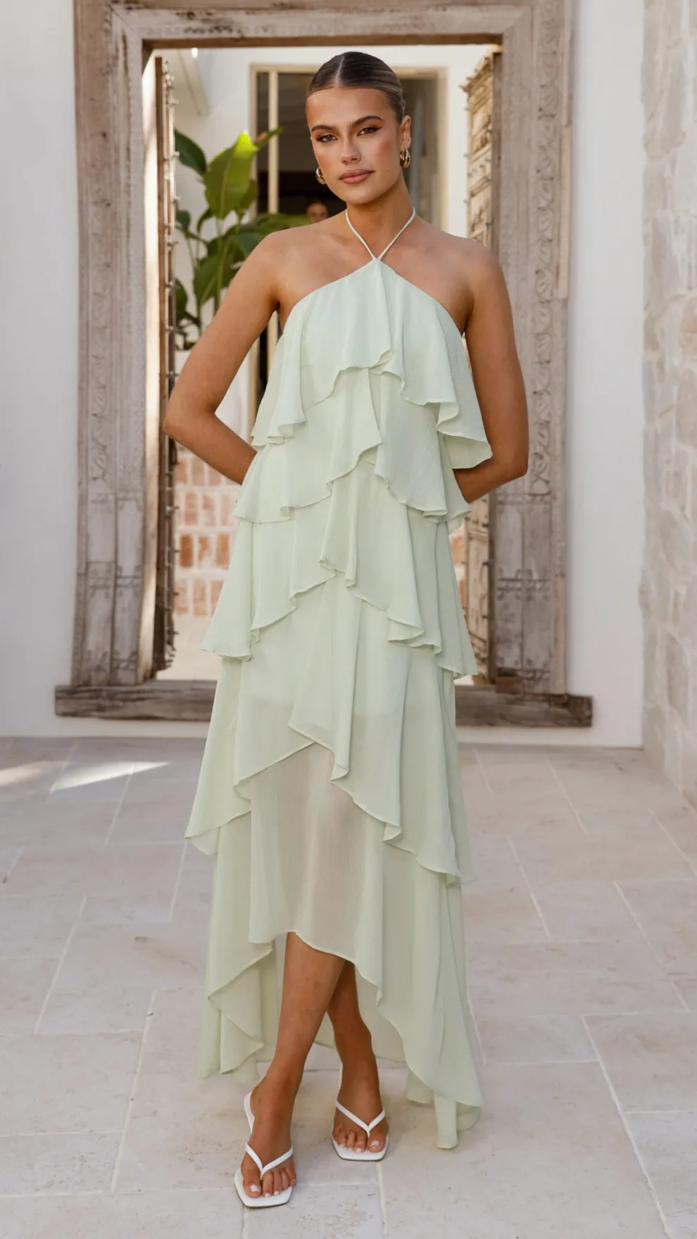 Soho Maxi Dress - Sage