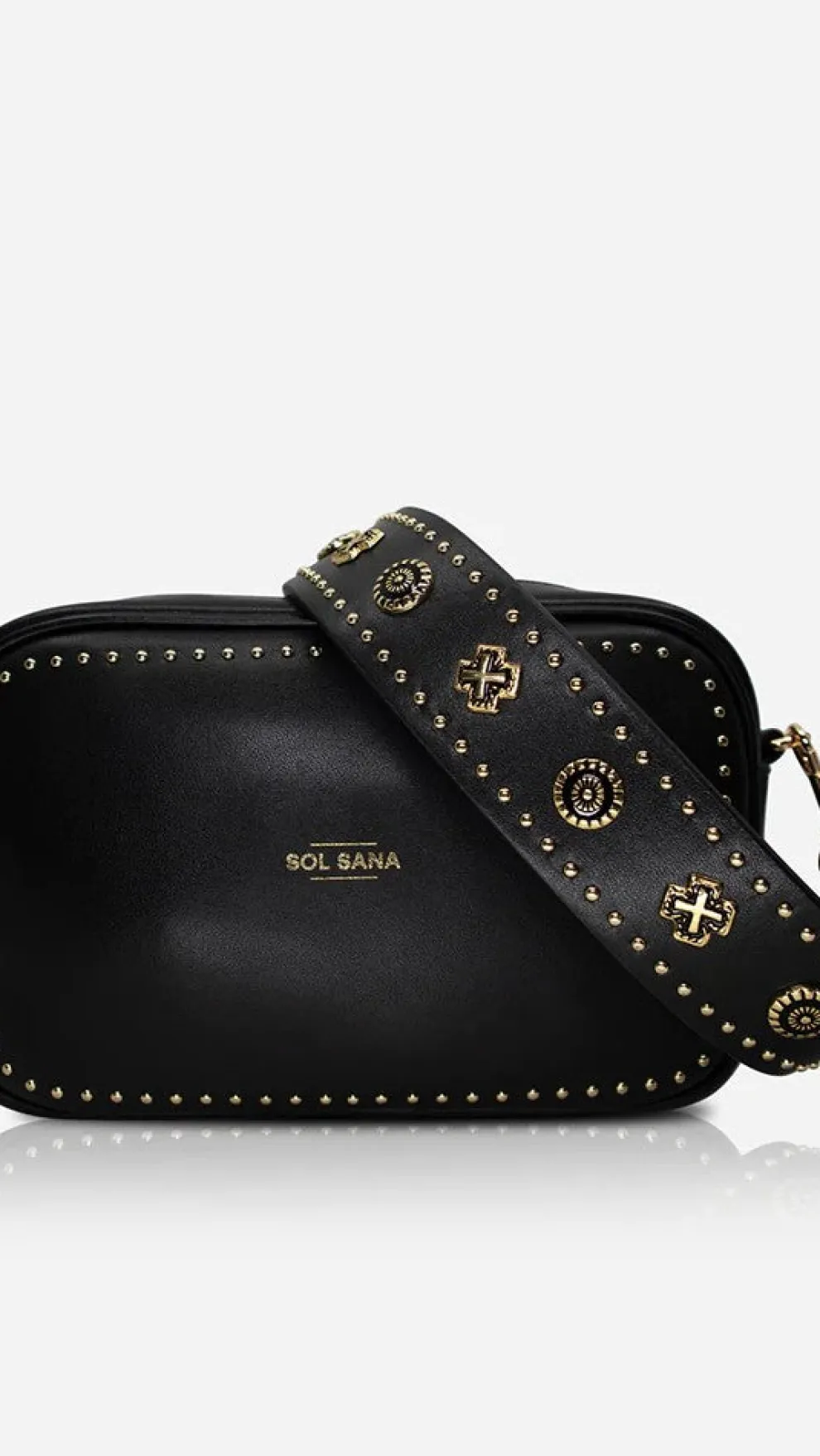 Sol Sana Camera Bag - Black/Gold