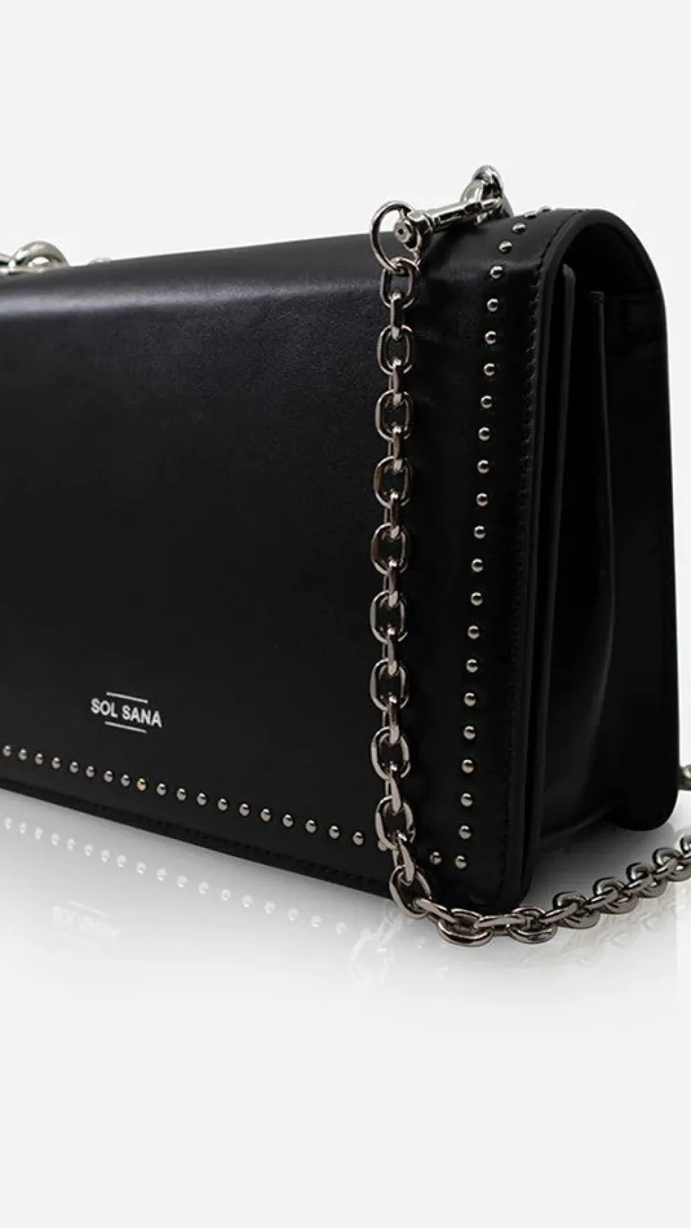 Sol Sana Flap Bag - Black/Silver