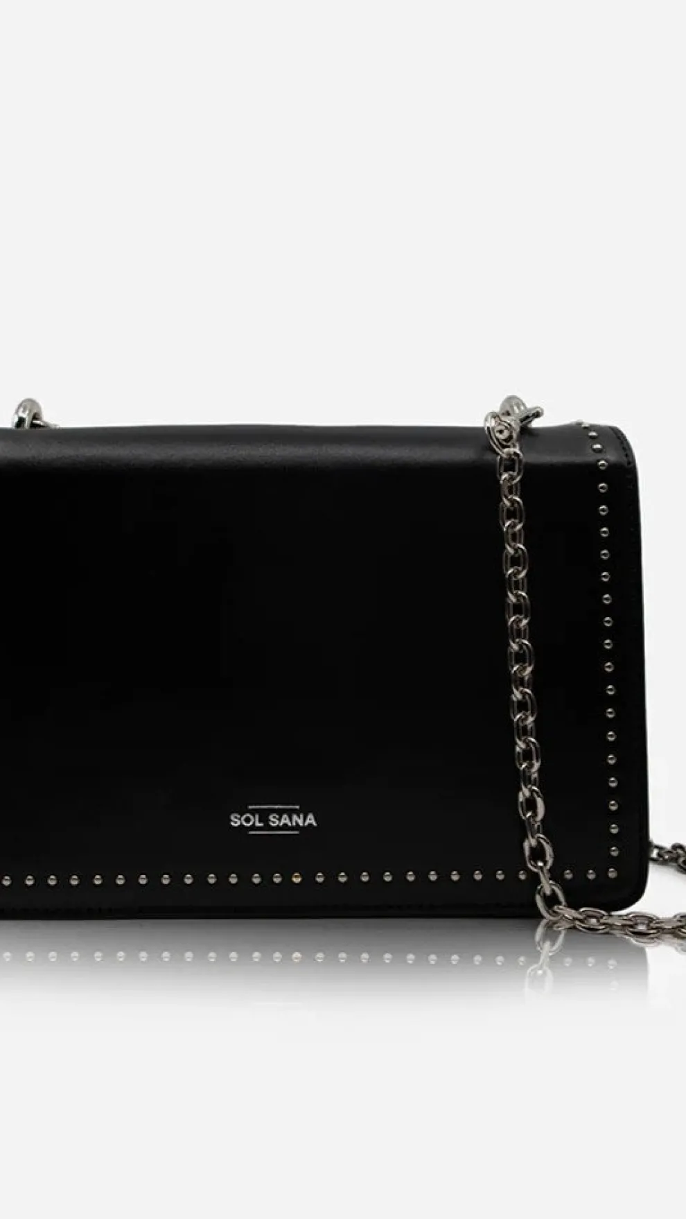 Sol Sana Flap Bag - Black/Silver