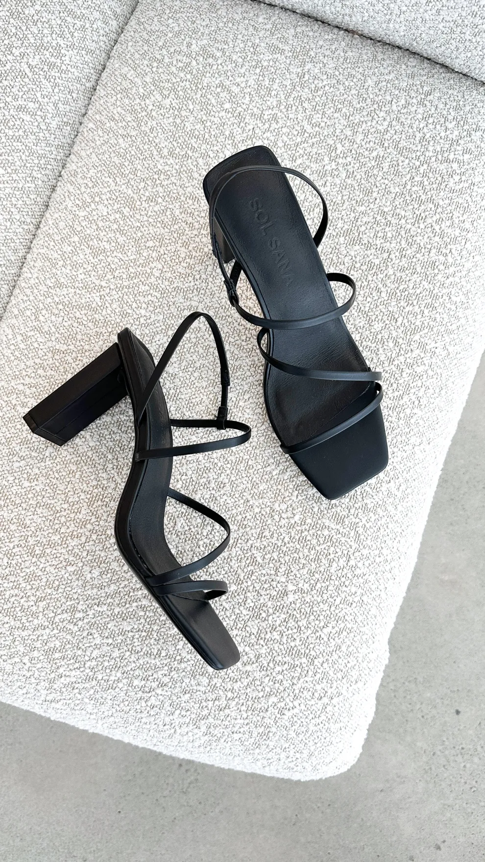 Sol Sana Geanie Heel - Black