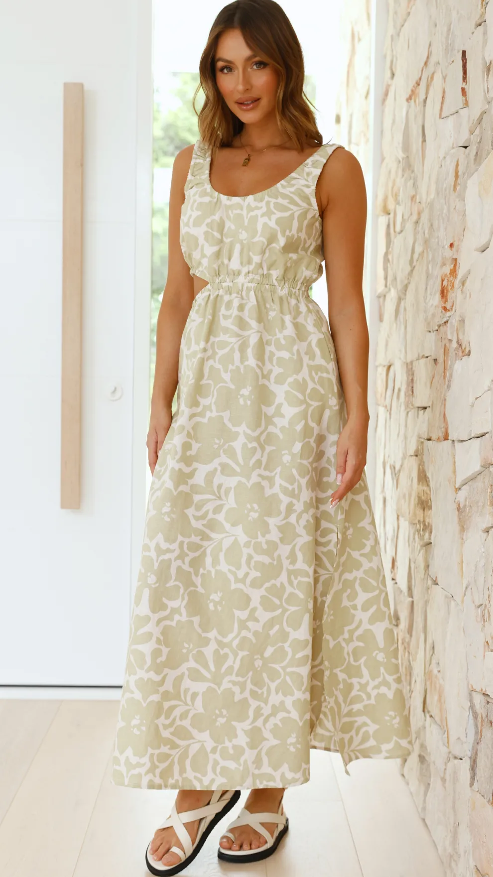 Soraya Maxi Dress - Aloe