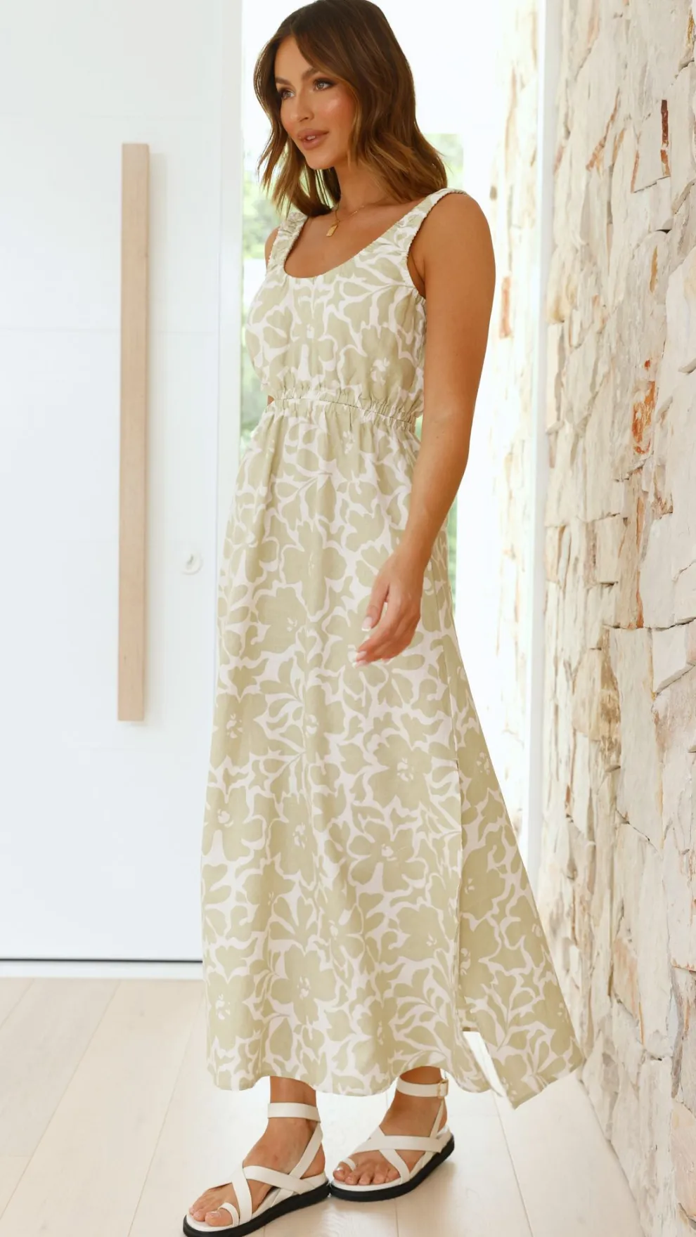 Soraya Maxi Dress - Aloe