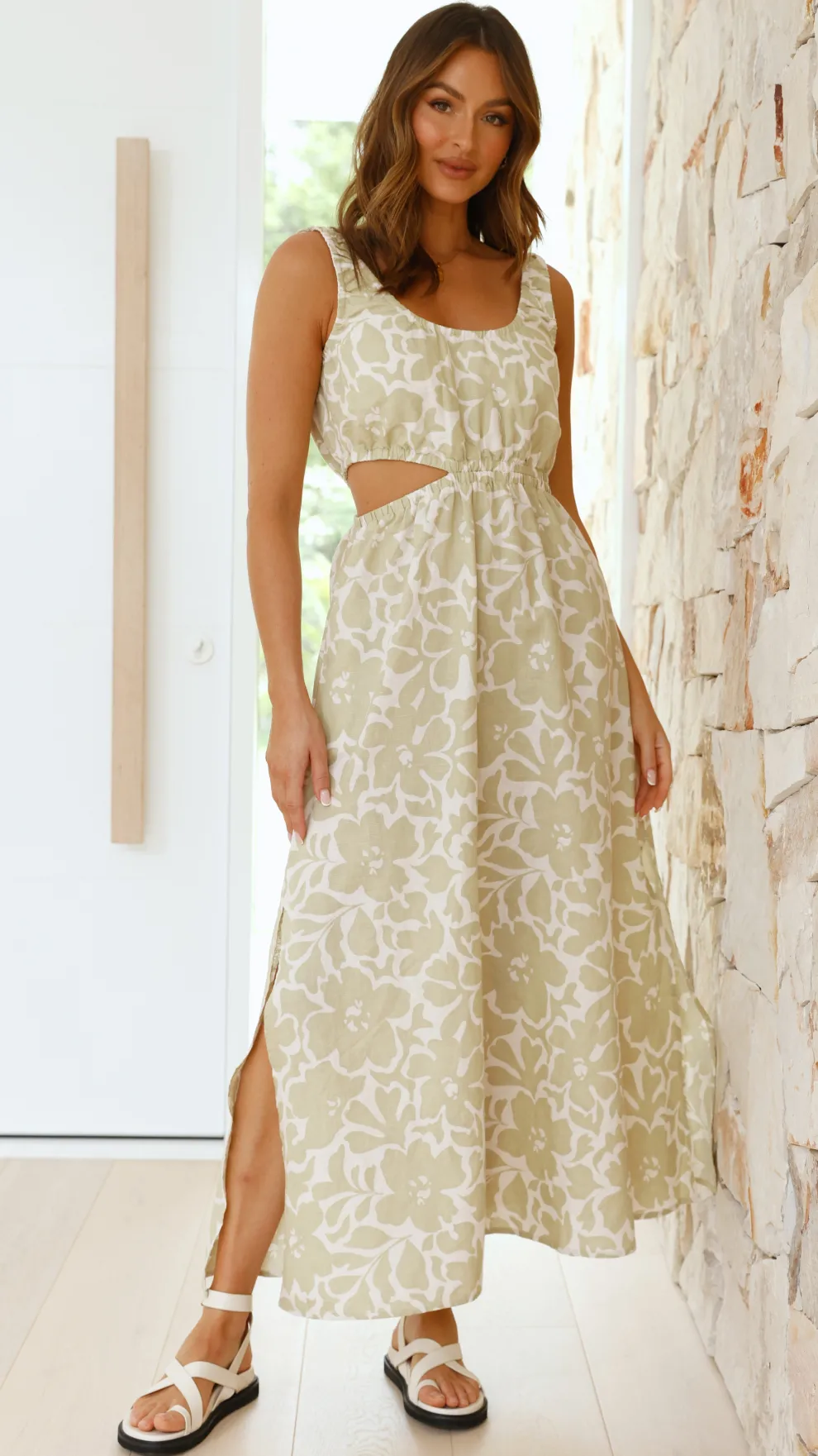 Soraya Maxi Dress - Aloe