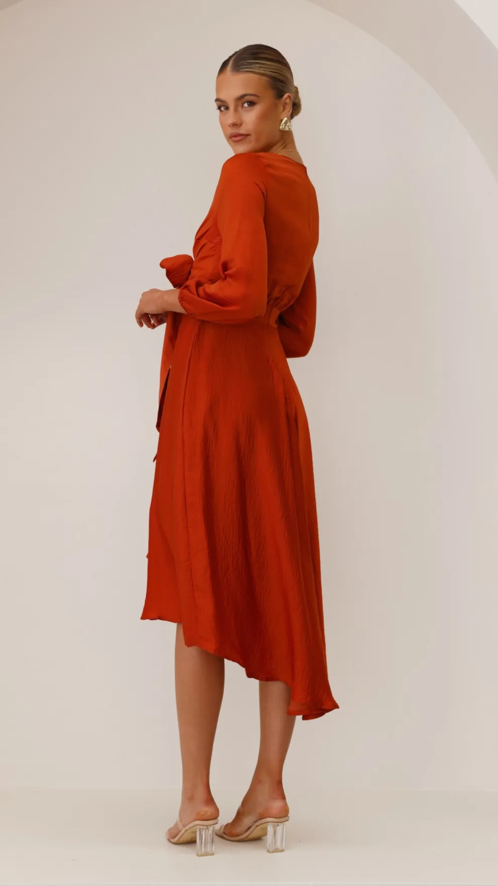 Starry Nights Dress - Rust