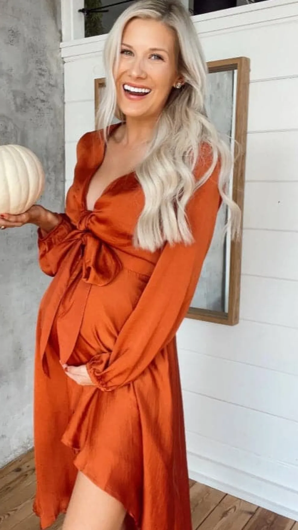 Starry Nights Dress - Rust