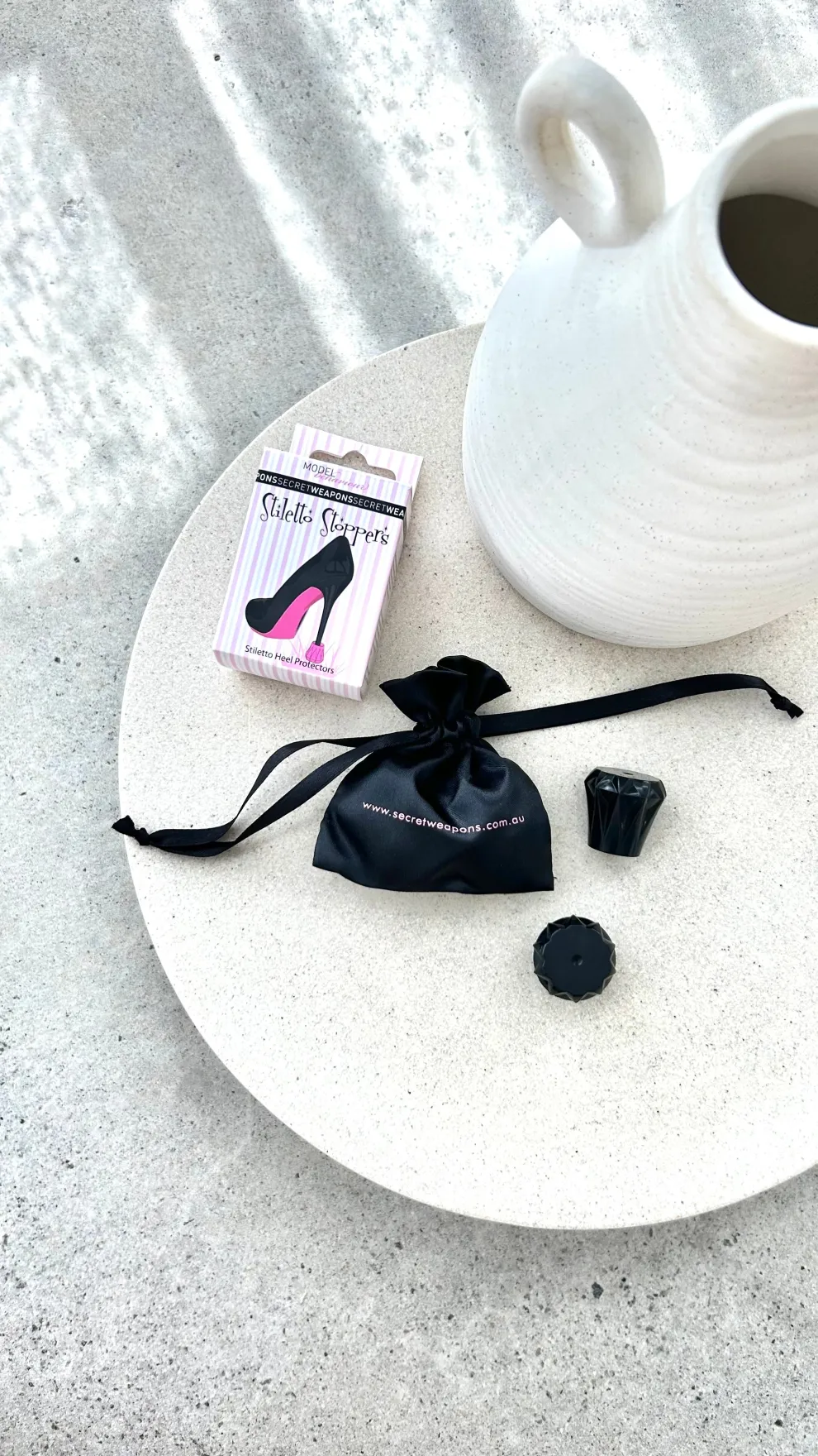 Stiletto Stoppers High Heel Protectors - Black