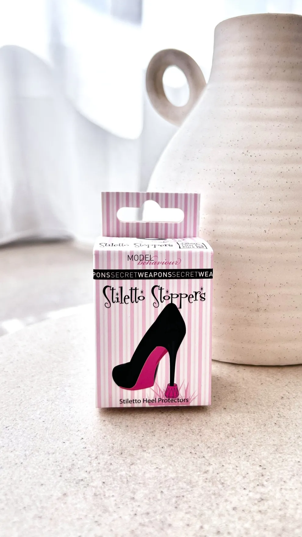 Stiletto Stoppers High Heel Protectors - Black